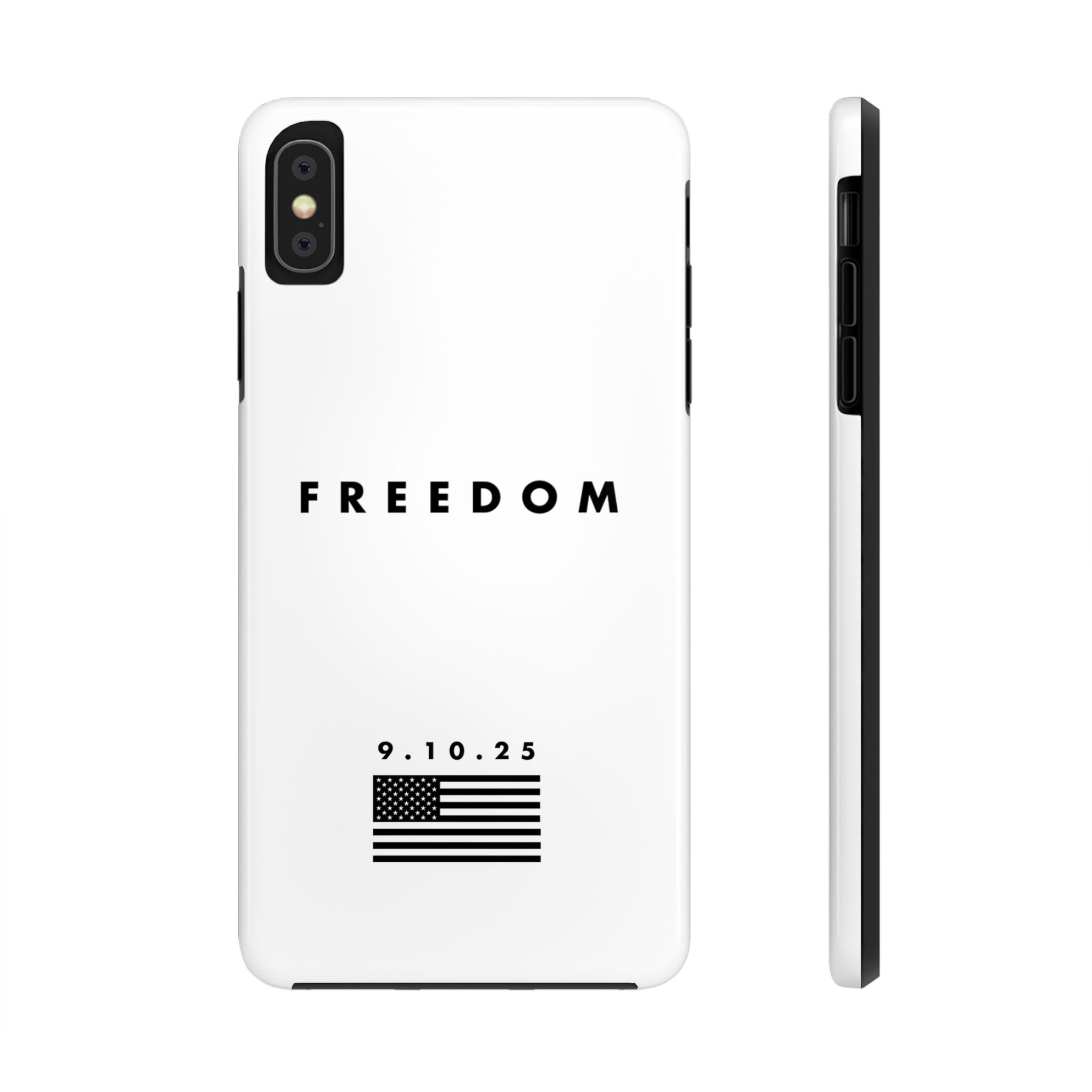 Freedom Charlie Kirk Turning Point USA Tough Phone Cases - Rugged Protection, USA Flag Design, Perfect for Patriots, Gifts for Veterans, Independence Day