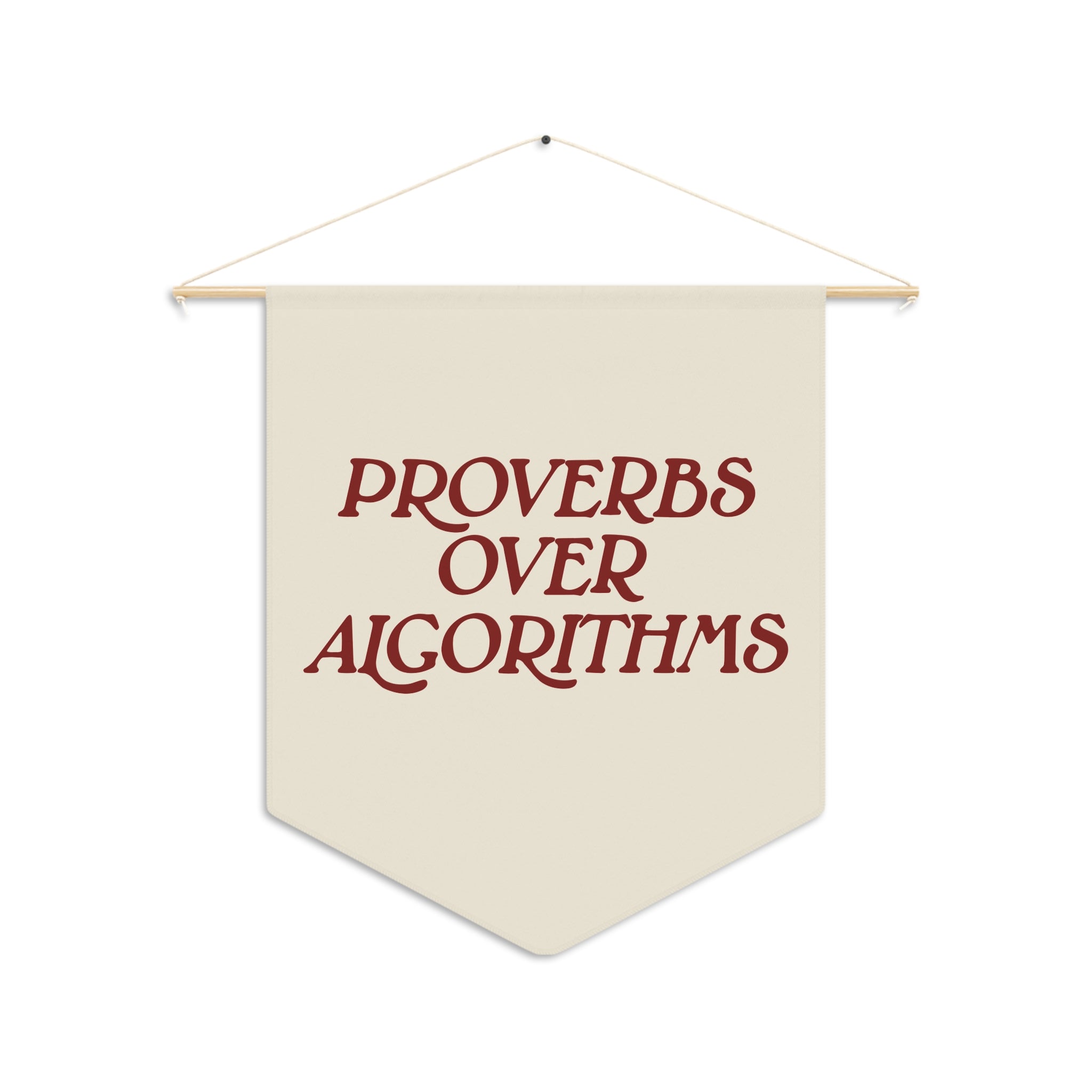 Proverbs Over Algorithms