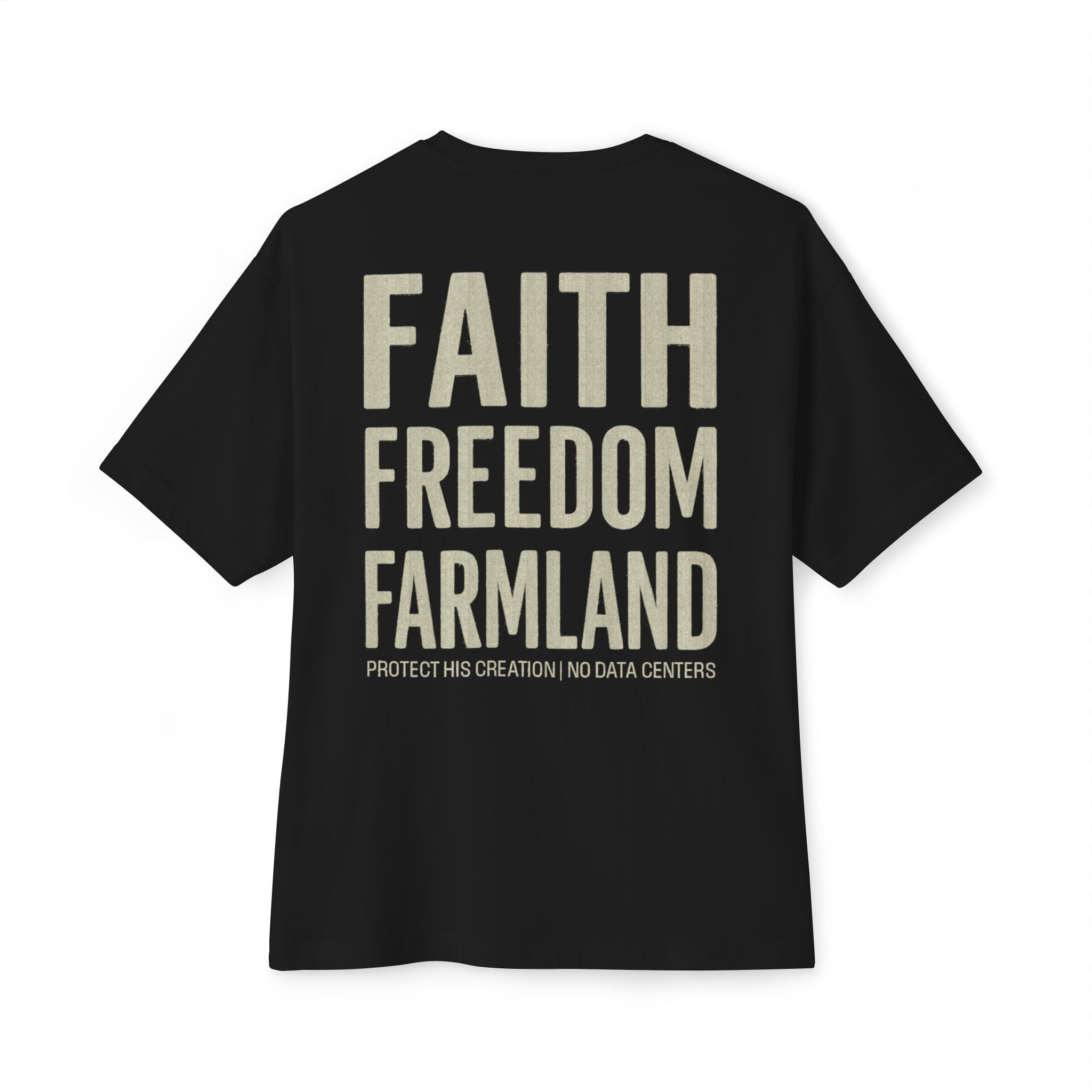 Faith Freedom Farmland Boxy Tee