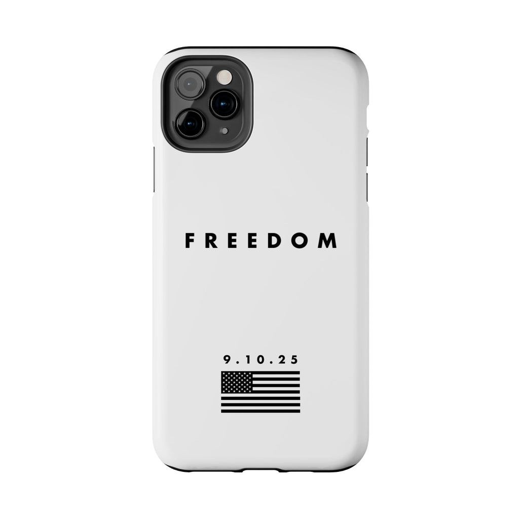 Freedom Charlie Kirk Turning Point USA Tough Phone Cases - Rugged Protection, USA Flag Design, Perfect for Patriots, Gifts for Veterans, Independence Day