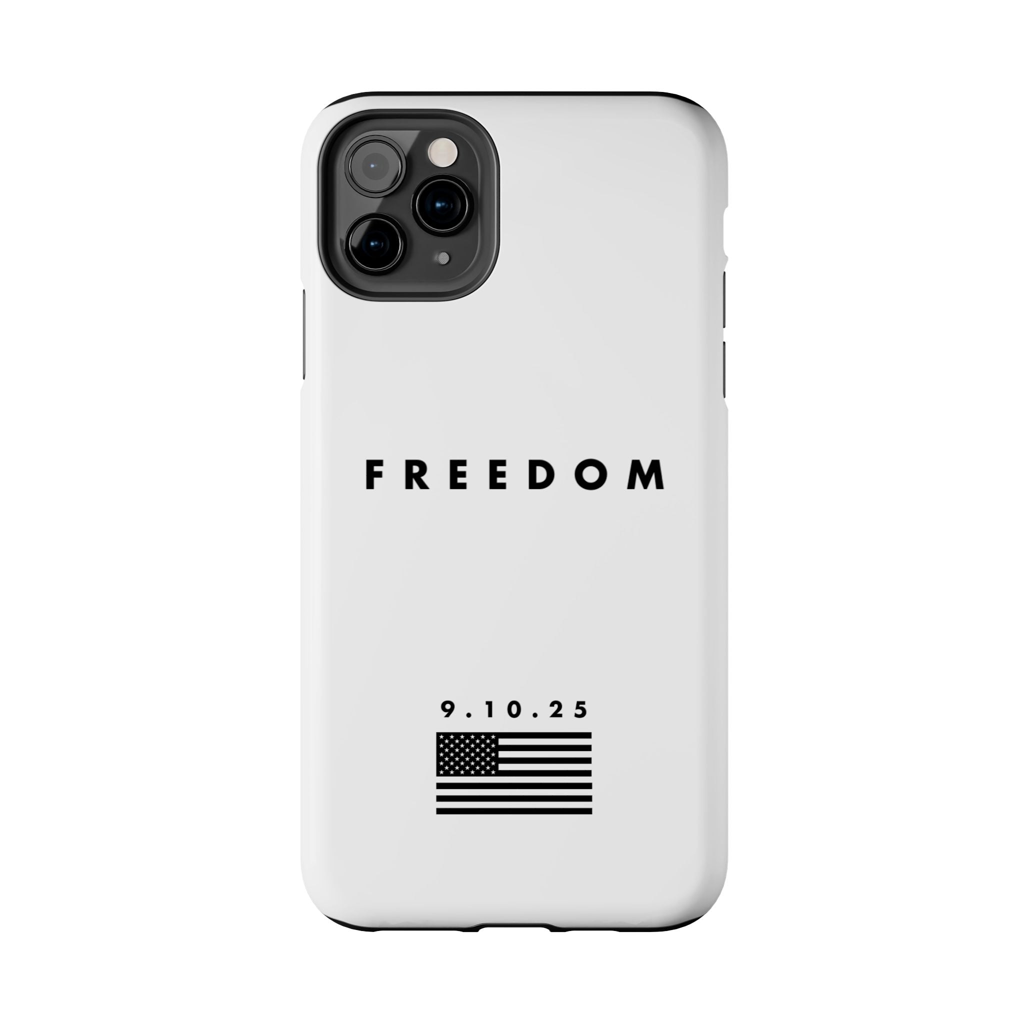 Freedom Charlie Kirk Turning Point USA Tough Phone Cases - Rugged Protection, USA Flag Design, Perfect for Patriots, Gifts for Veterans, Independence Day