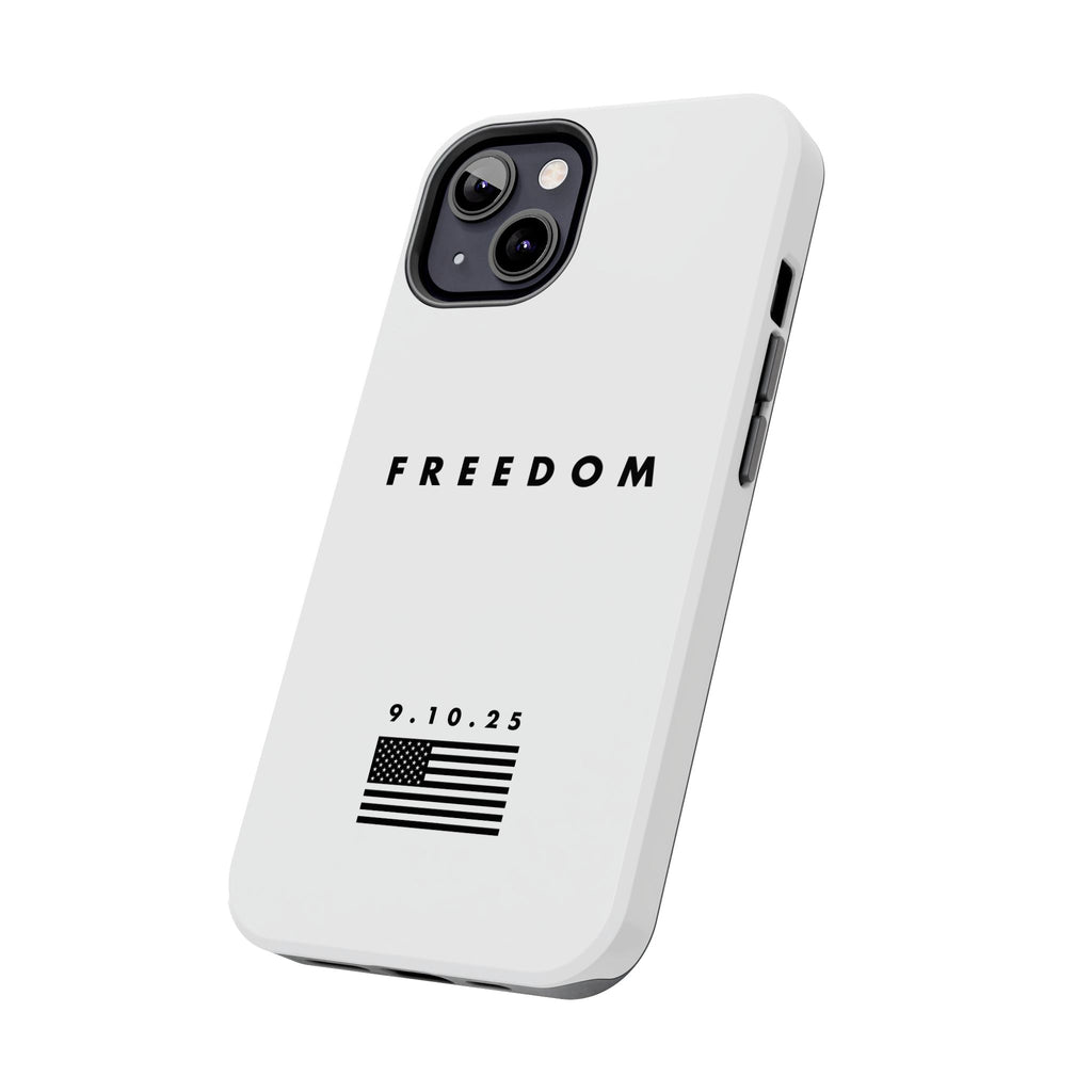 Freedom Charlie Kirk Turning Point USA Tough Phone Cases - Rugged Protection, USA Flag Design, Perfect for Patriots, Gifts for Veterans, Independence Day
