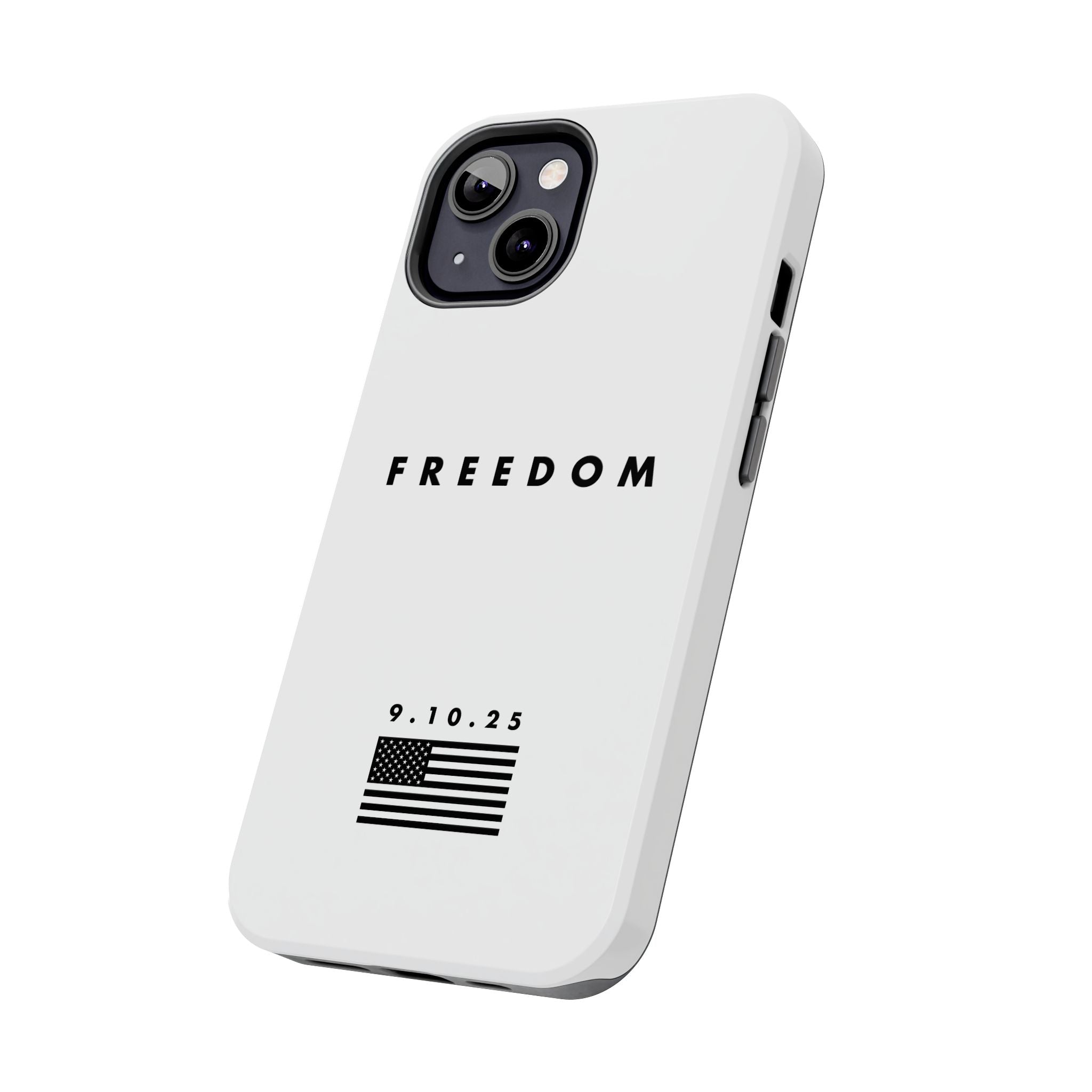 Freedom Charlie Kirk Turning Point USA Tough Phone Cases - Rugged Protection, USA Flag Design, Perfect for Patriots, Gifts for Veterans, Independence Day