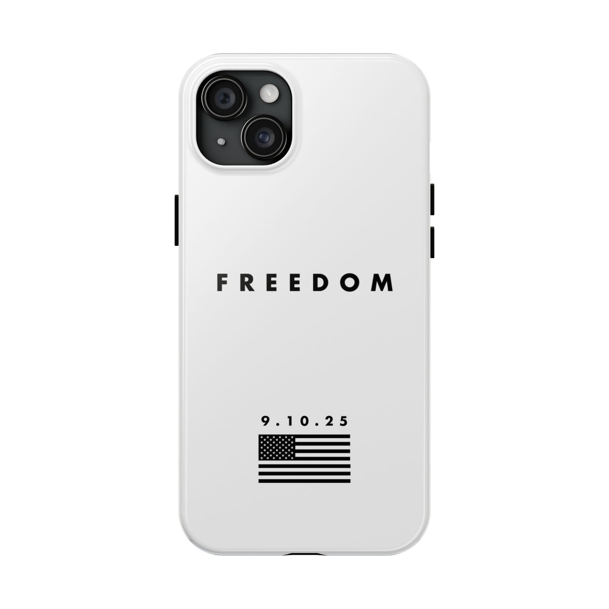 Freedom Charlie Kirk Turning Point USA Tough Phone Cases - Rugged Protection, USA Flag Design, Perfect for Patriots, Gifts for Veterans, Independence Day