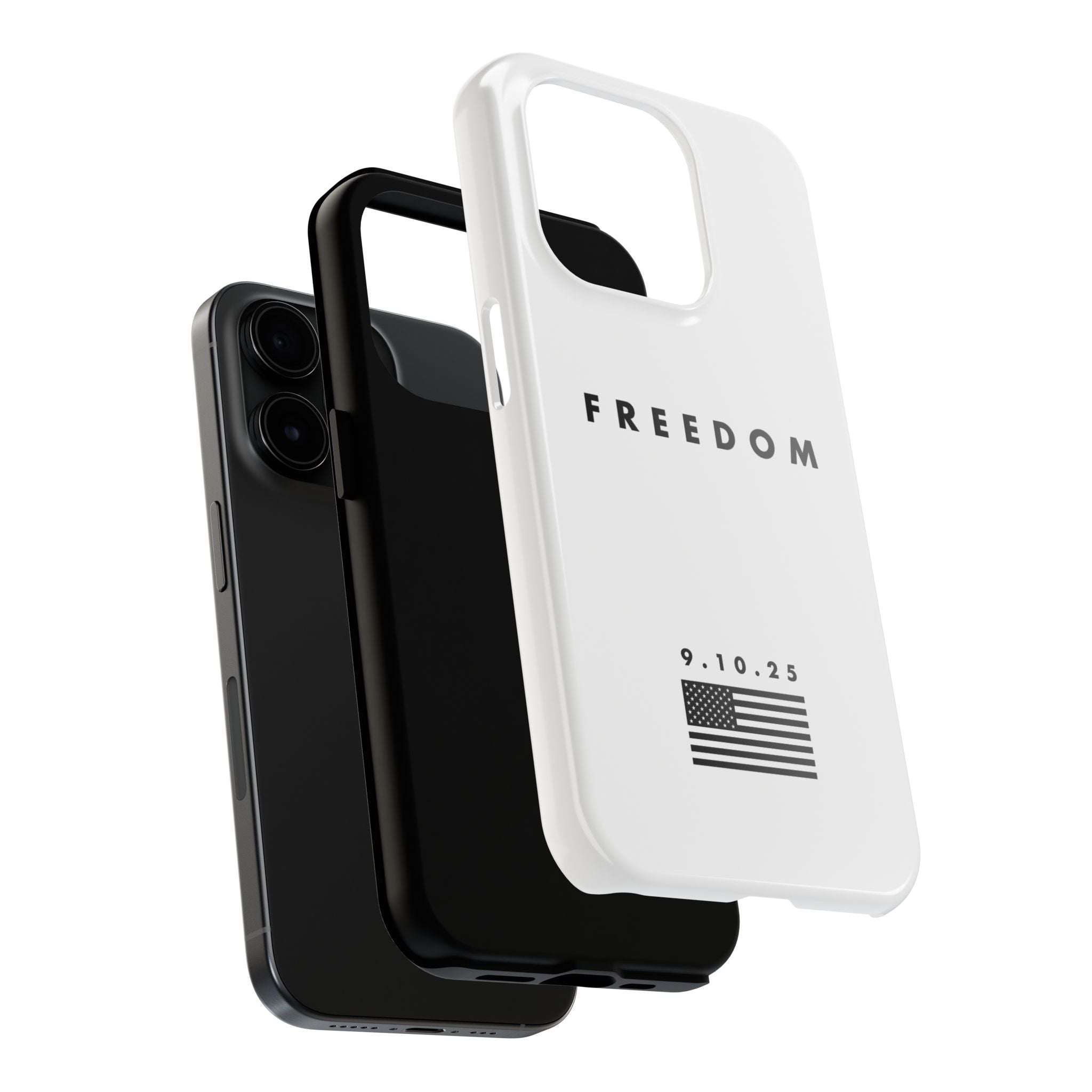 Freedom Charlie Kirk Turning Point USA Tough Phone Cases - Rugged Protection, USA Flag Design, Perfect for Patriots, Gifts for Veterans, Independence Day