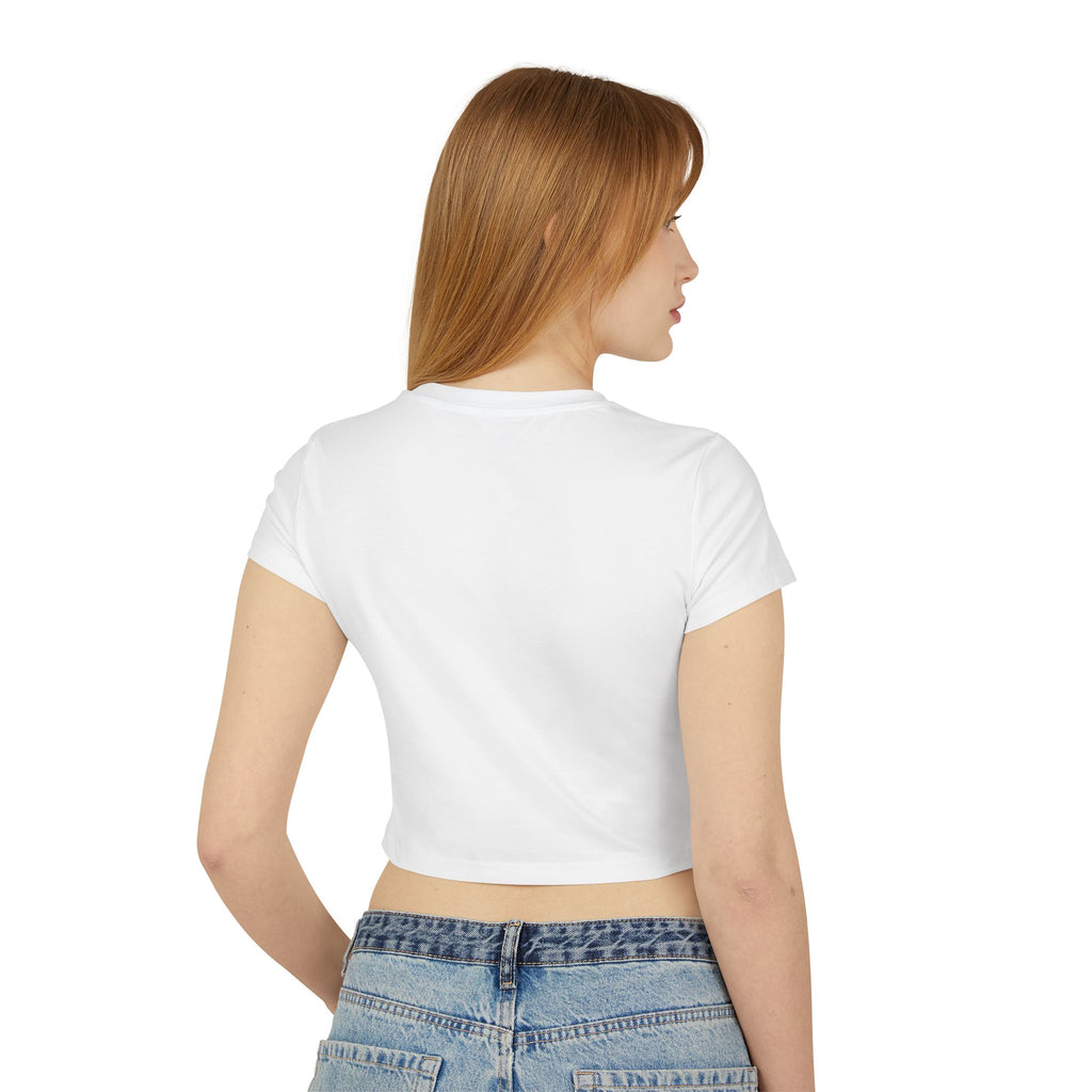 Cute Casual Baddies & Bannon Women's Baby Tee, Summer Top, Trendy T-Shirt, Gift for Friends, Feminine Style