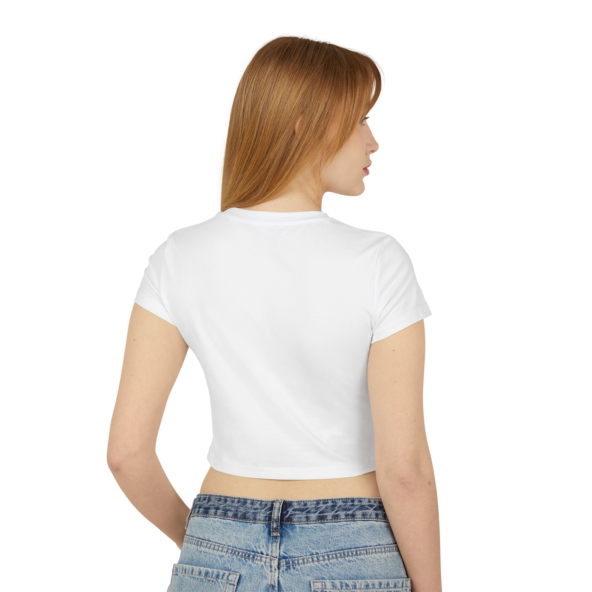 Cute Casual Baddies & Bannon Women's Baby Tee, Summer Top, Trendy T-Shirt, Gift for Friends, Feminine Style