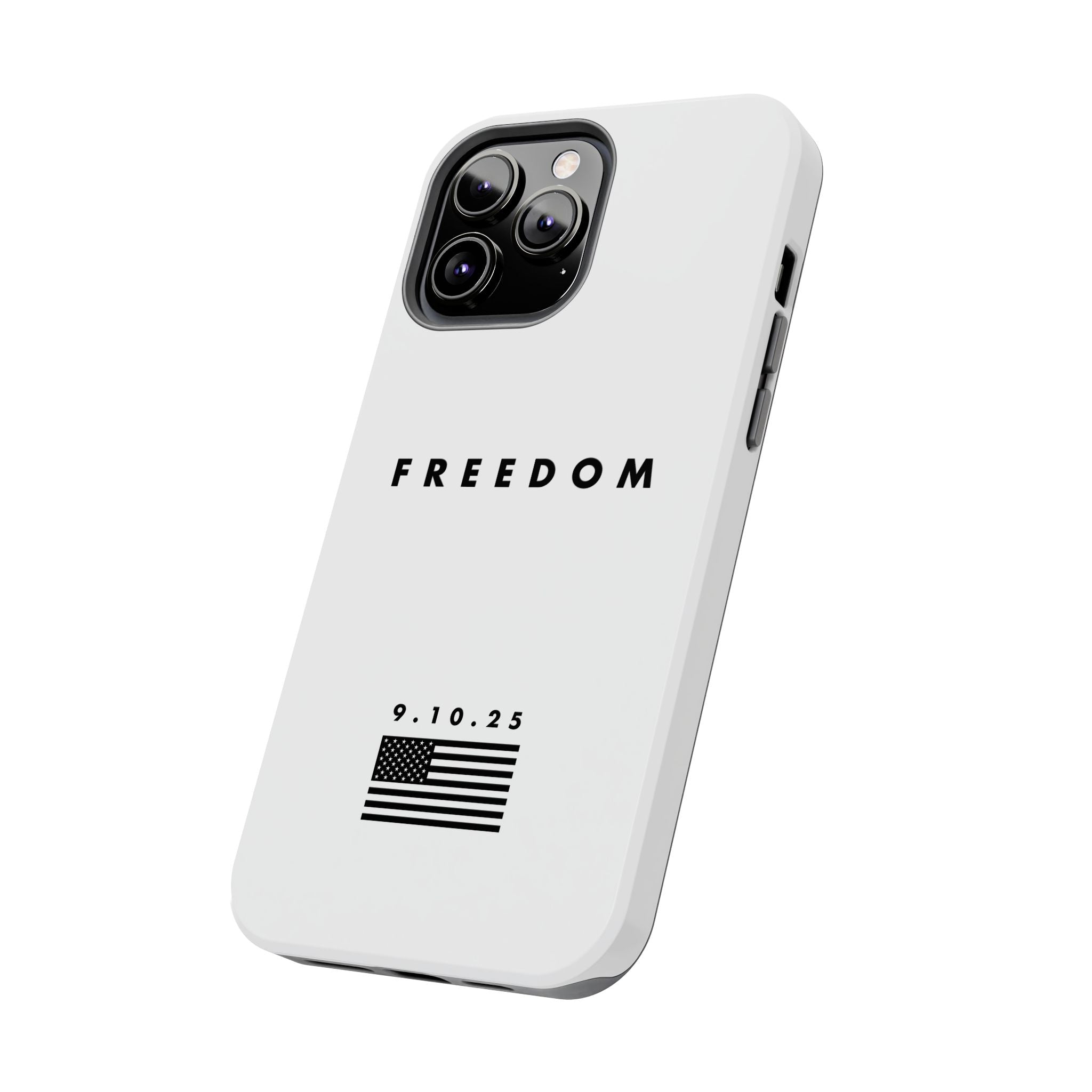 Freedom Charlie Kirk Turning Point USA Tough Phone Cases - Rugged Protection, USA Flag Design, Perfect for Patriots, Gifts for Veterans, Independence Day