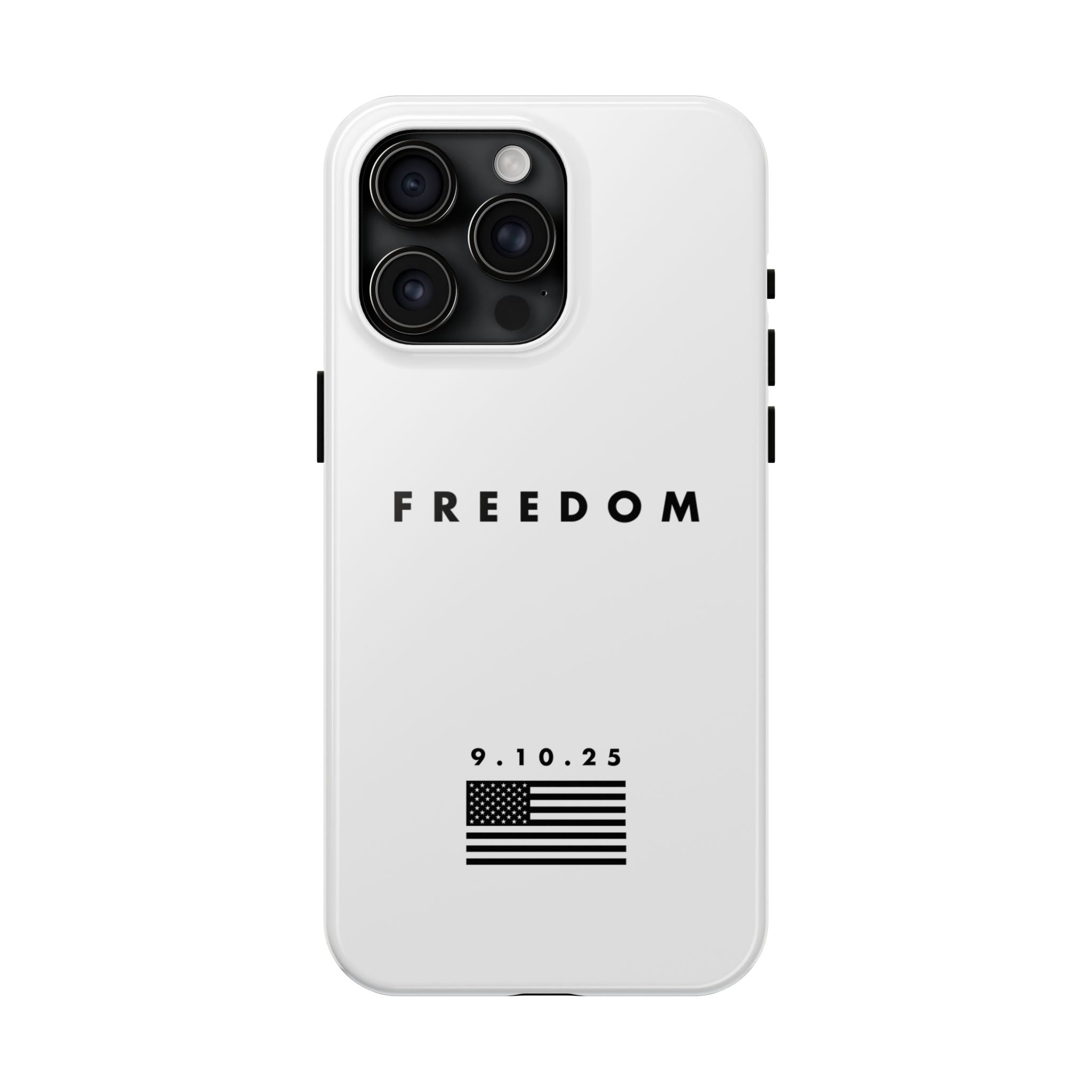 Freedom Charlie Kirk Turning Point USA Tough Phone Cases - Rugged Protection, USA Flag Design, Perfect for Patriots, Gifts for Veterans, Independence Day