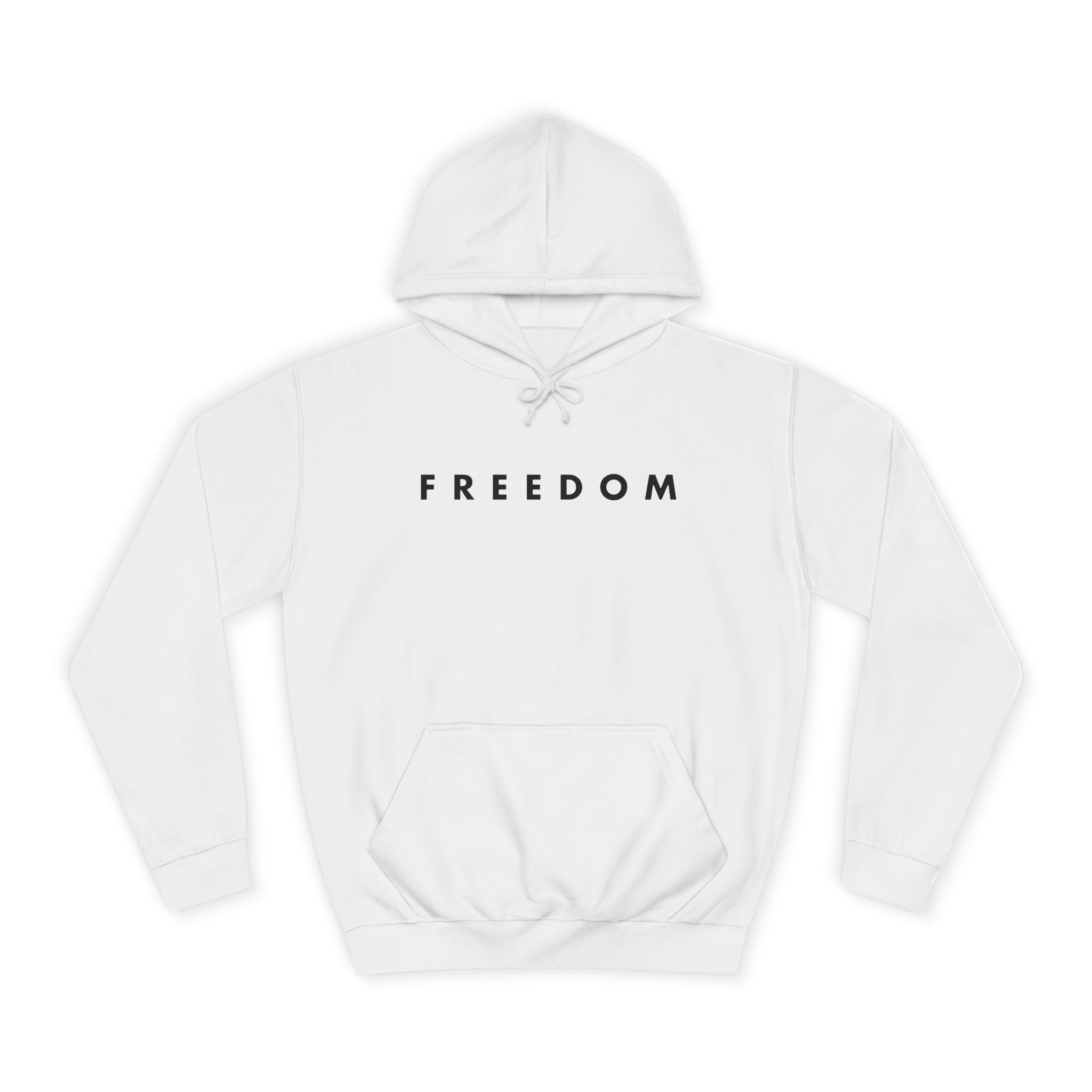 Freedom Unisex College Hoodie, Casual Sweatshirt, American Flag Apparel, College Student Gift, Independence Day Hoodie, Everyday Comfort