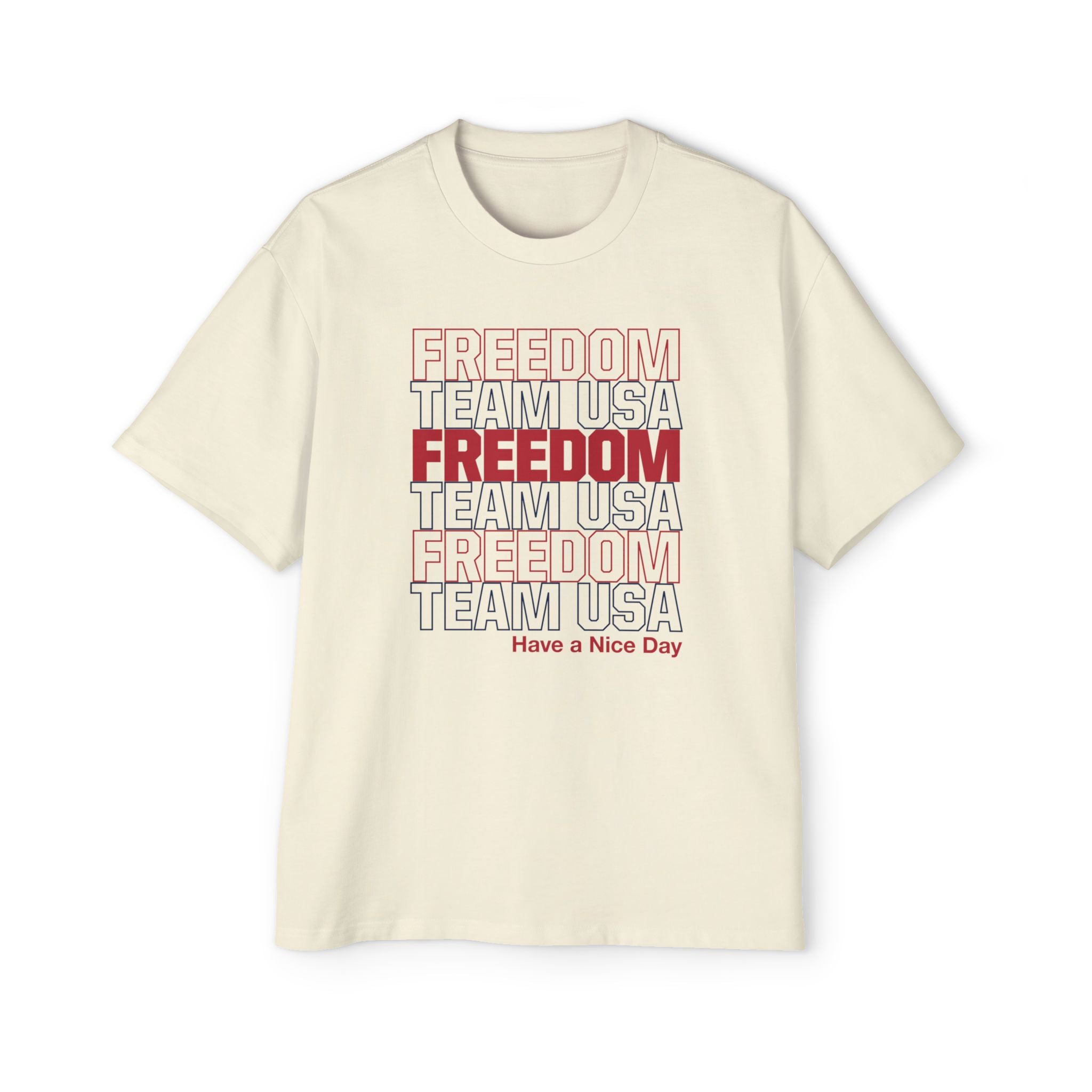Freedom Team USA Olympics Milano Cortina Oversized Tee