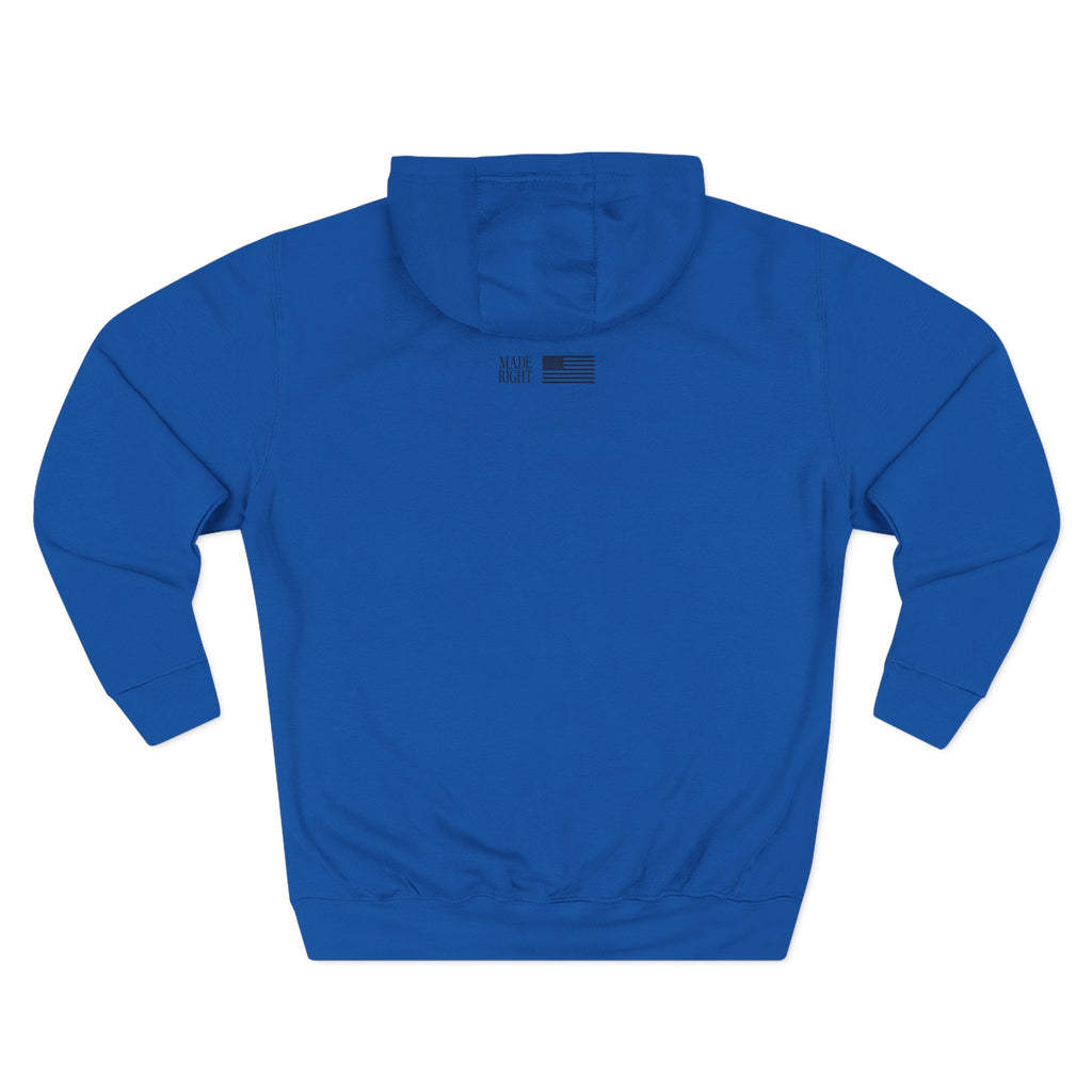 America First Blue Fleece Hoodie