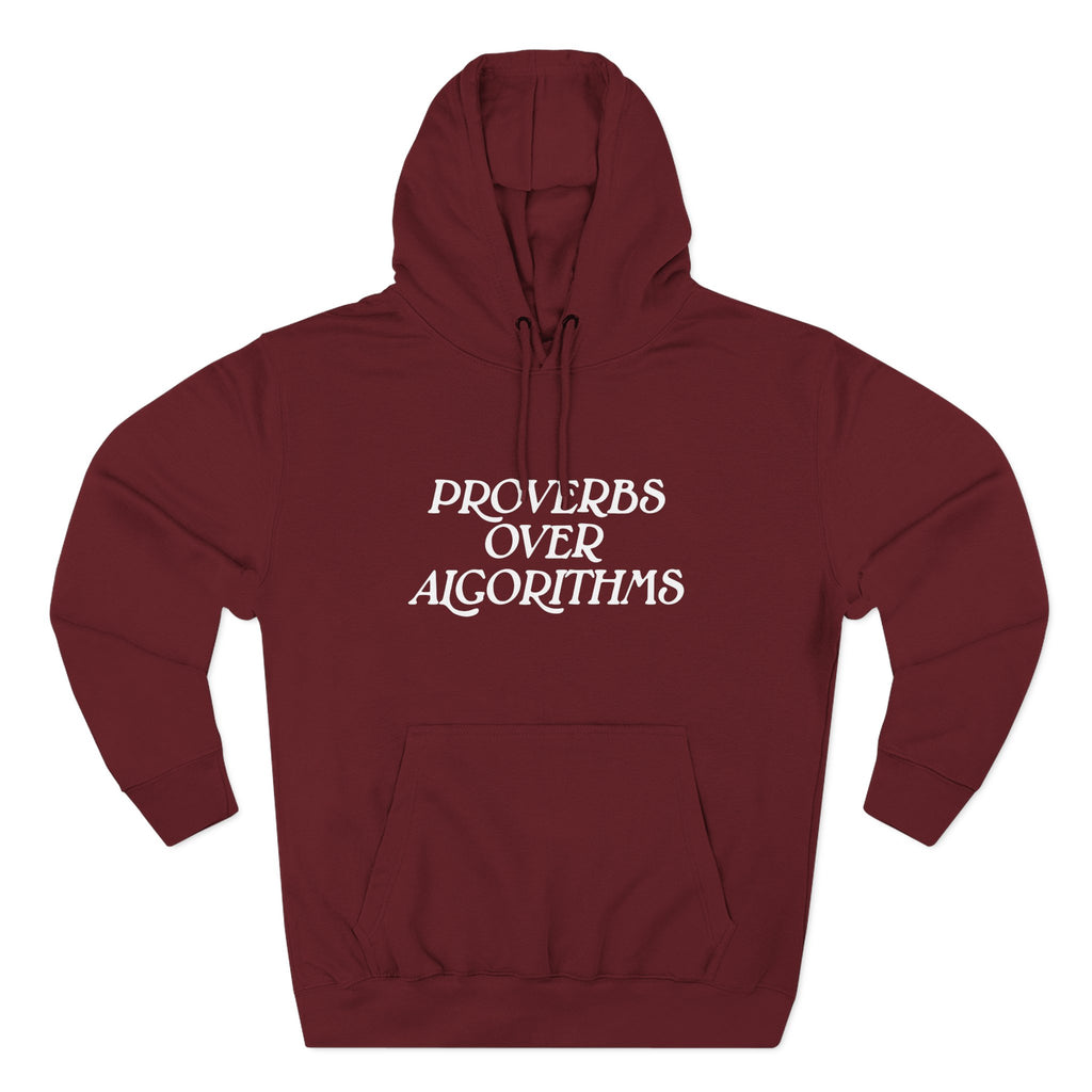 Proverbs Over Algorithms Hoodie
