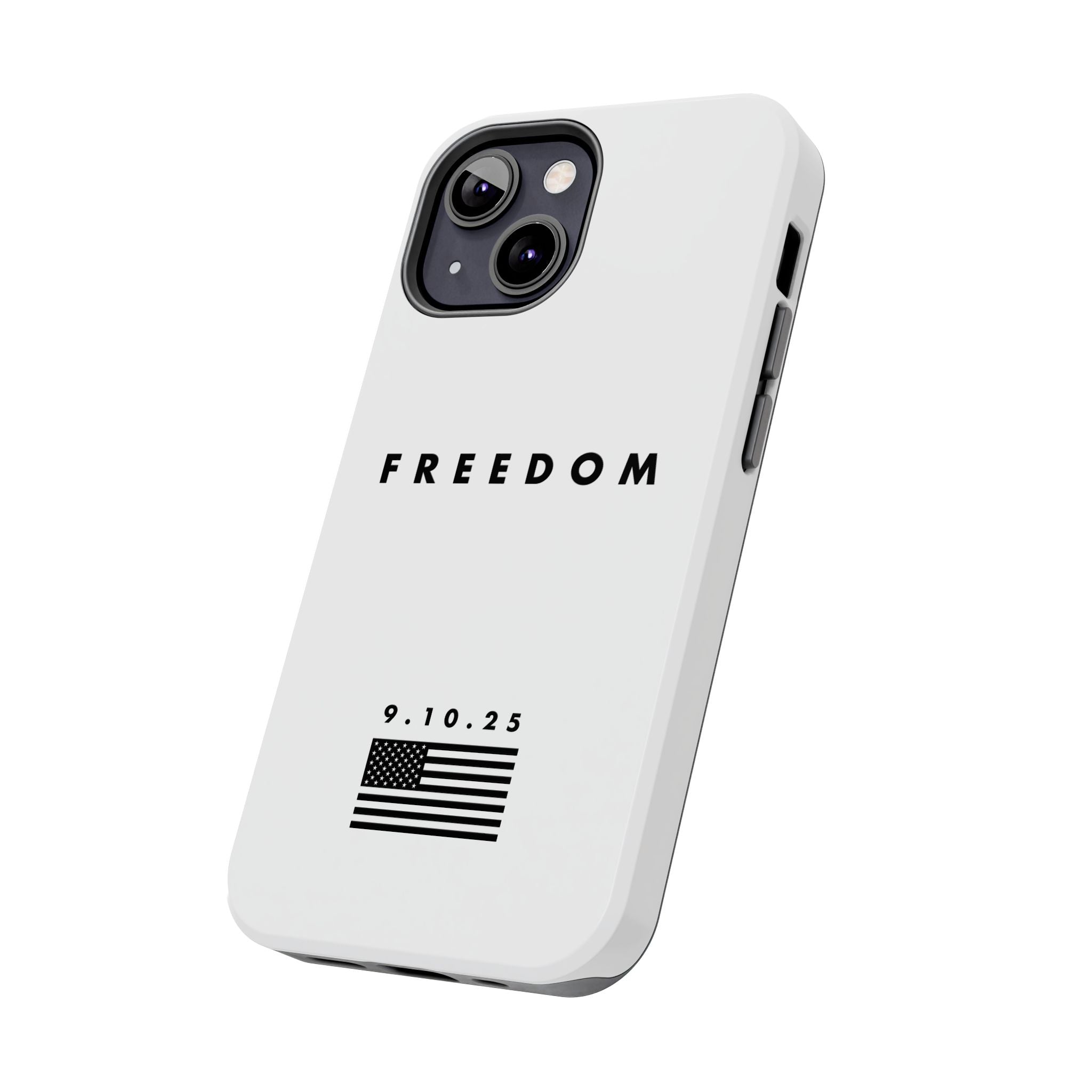 Freedom Charlie Kirk Turning Point USA Tough Phone Cases - Rugged Protection, USA Flag Design, Perfect for Patriots, Gifts for Veterans, Independence Day