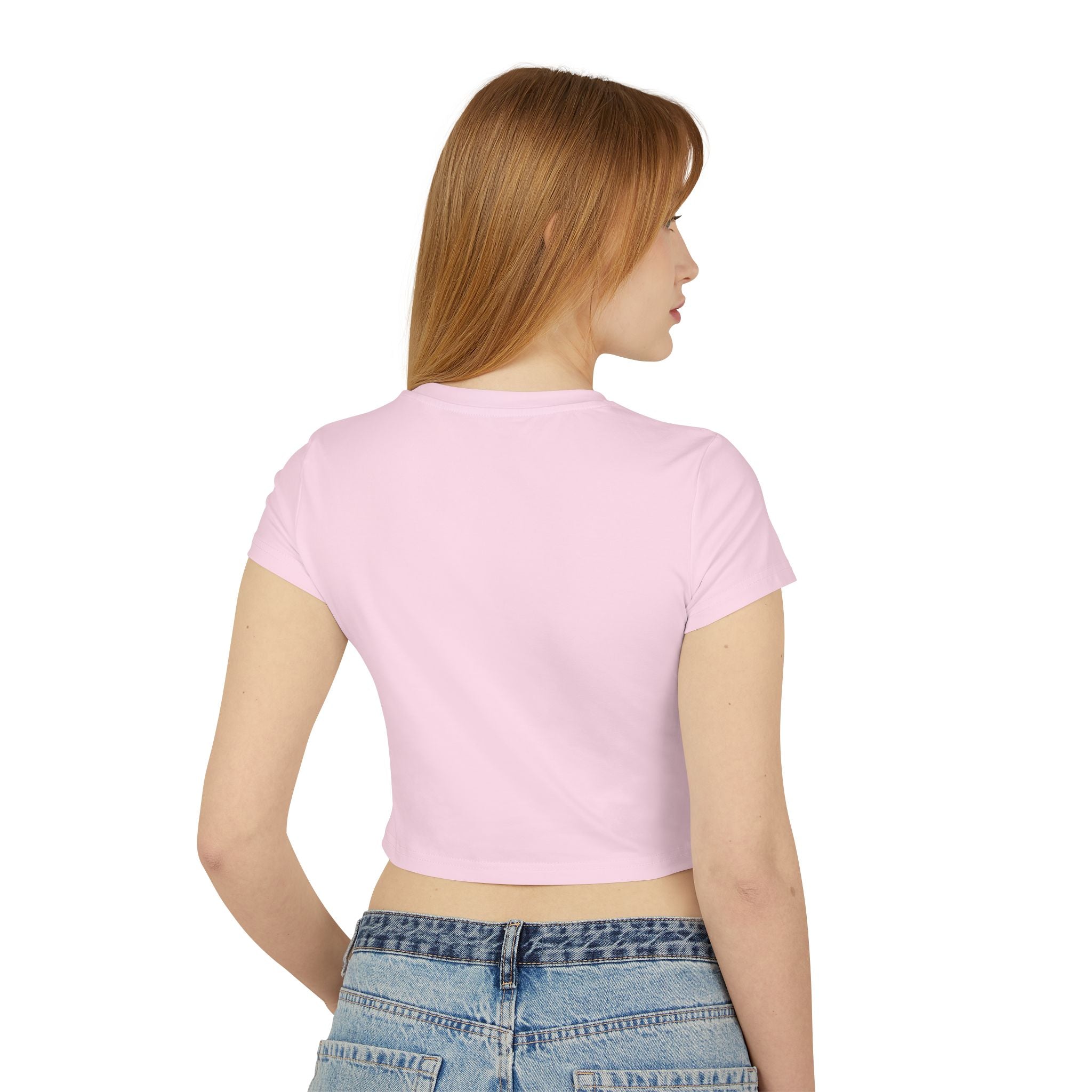 Cute Casual Baddies & Bannon Women's Baby Tee, Summer Top, Trendy T-Shirt, Gift for Friends, Feminine Style