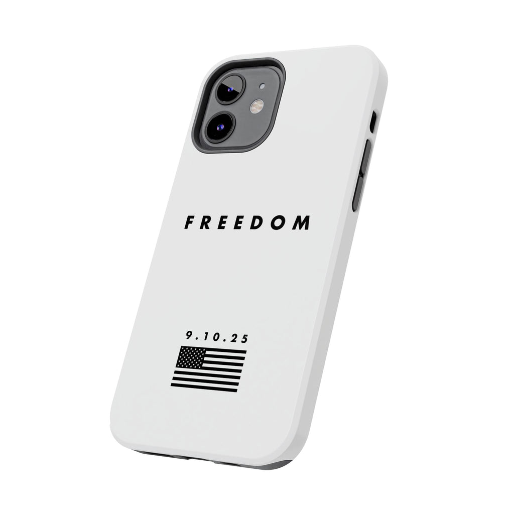 Freedom Charlie Kirk Turning Point USA Tough Phone Cases - Rugged Protection, USA Flag Design, Perfect for Patriots, Gifts for Veterans, Independence Day