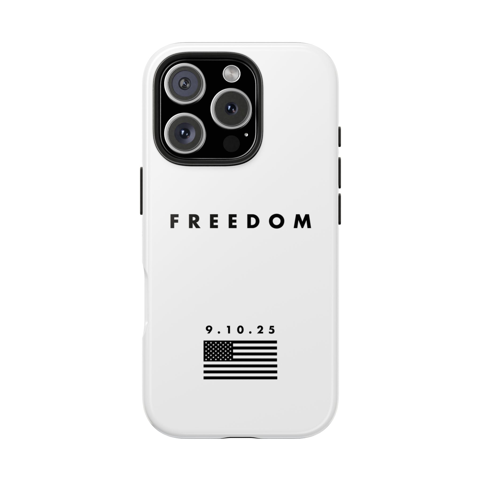 Freedom Charlie Kirk Turning Point USA Tough Phone Cases - Rugged Protection, USA Flag Design, Perfect for Patriots, Gifts for Veterans, Independence Day