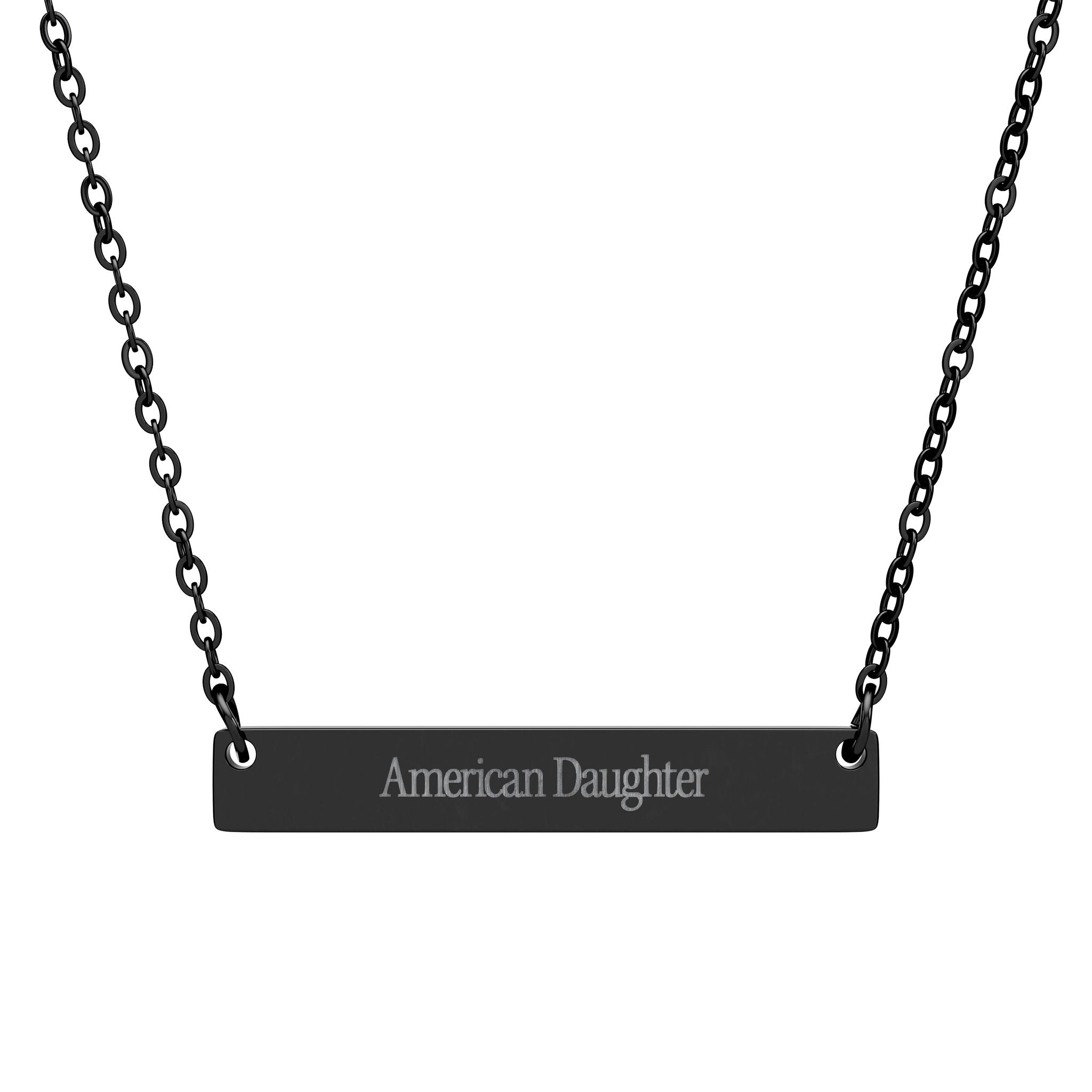 American Daughter Bar Necklace