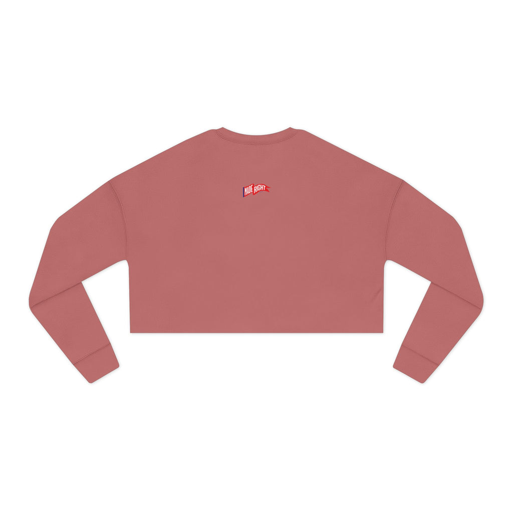 God Is Right Cropped Sweatshirt