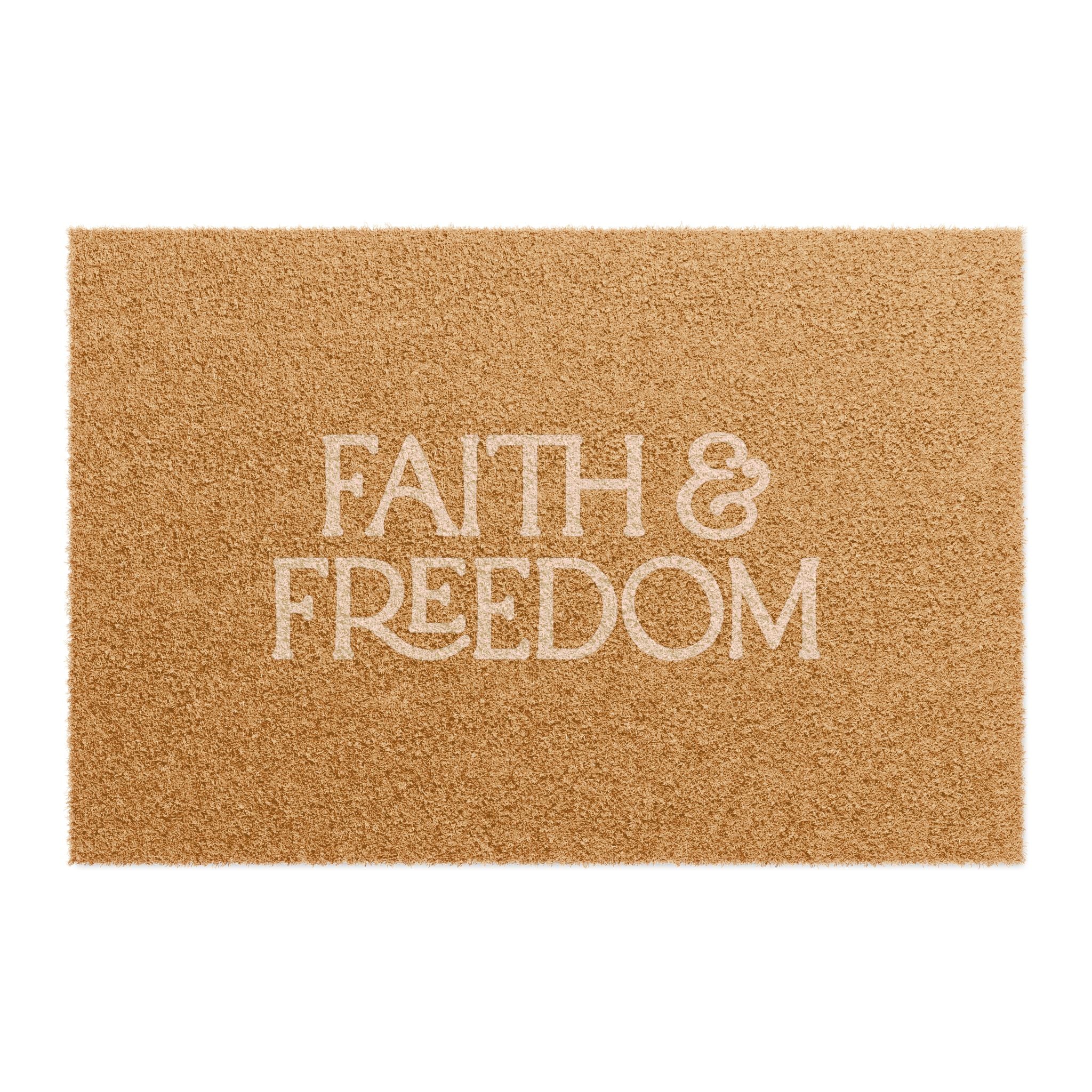 Faith & Freedom Doormat