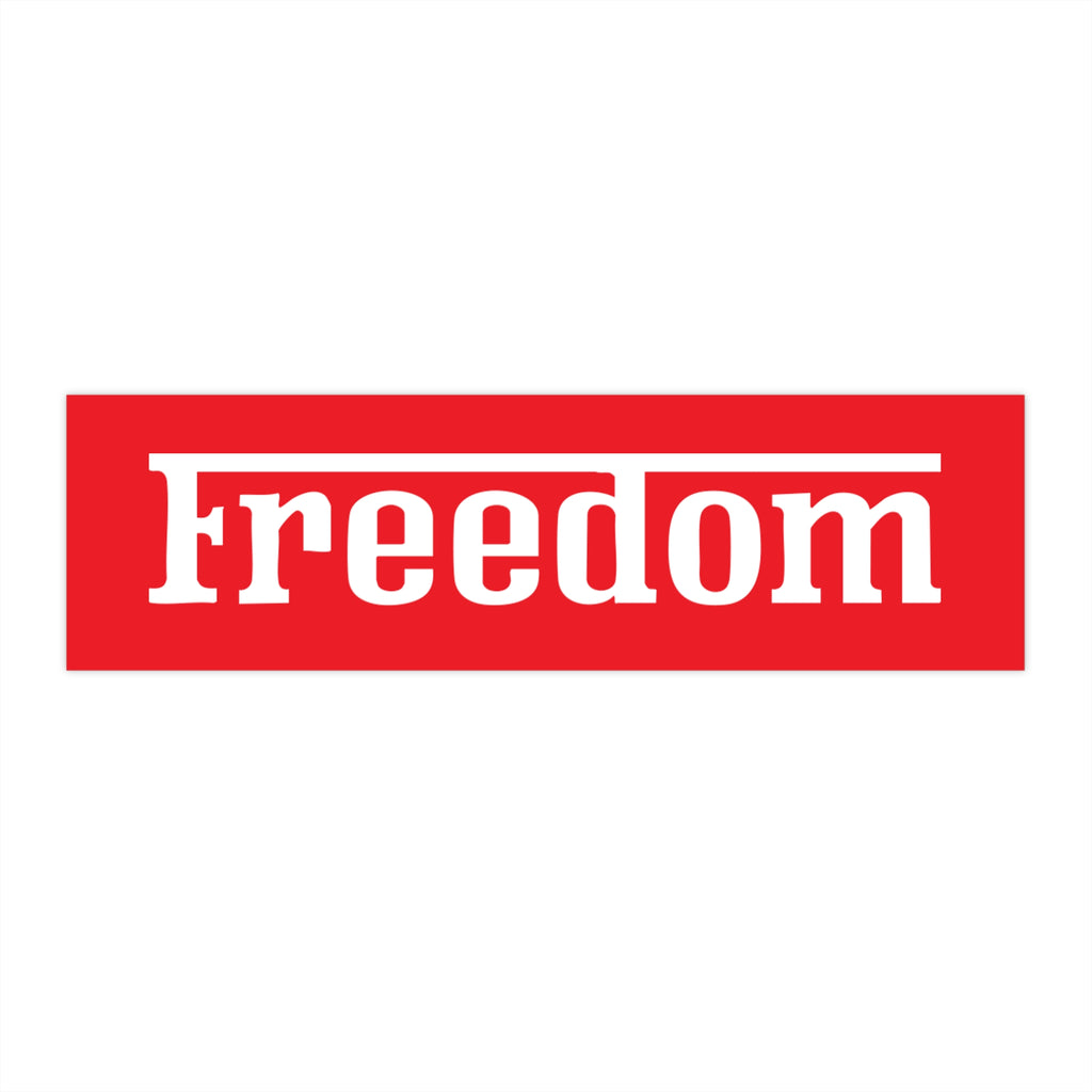 Freedom Bumper Sticker