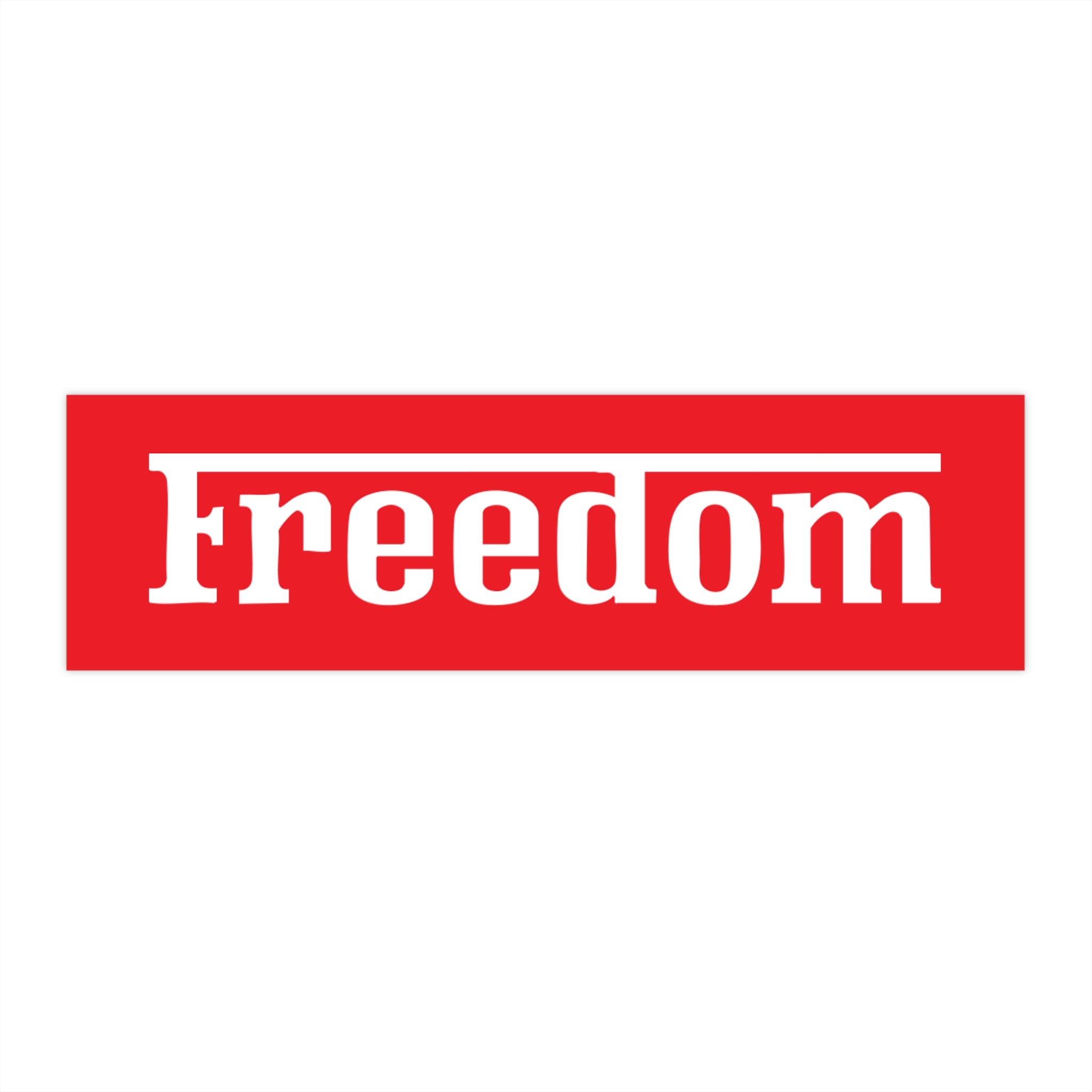 Freedom Bumper Sticker