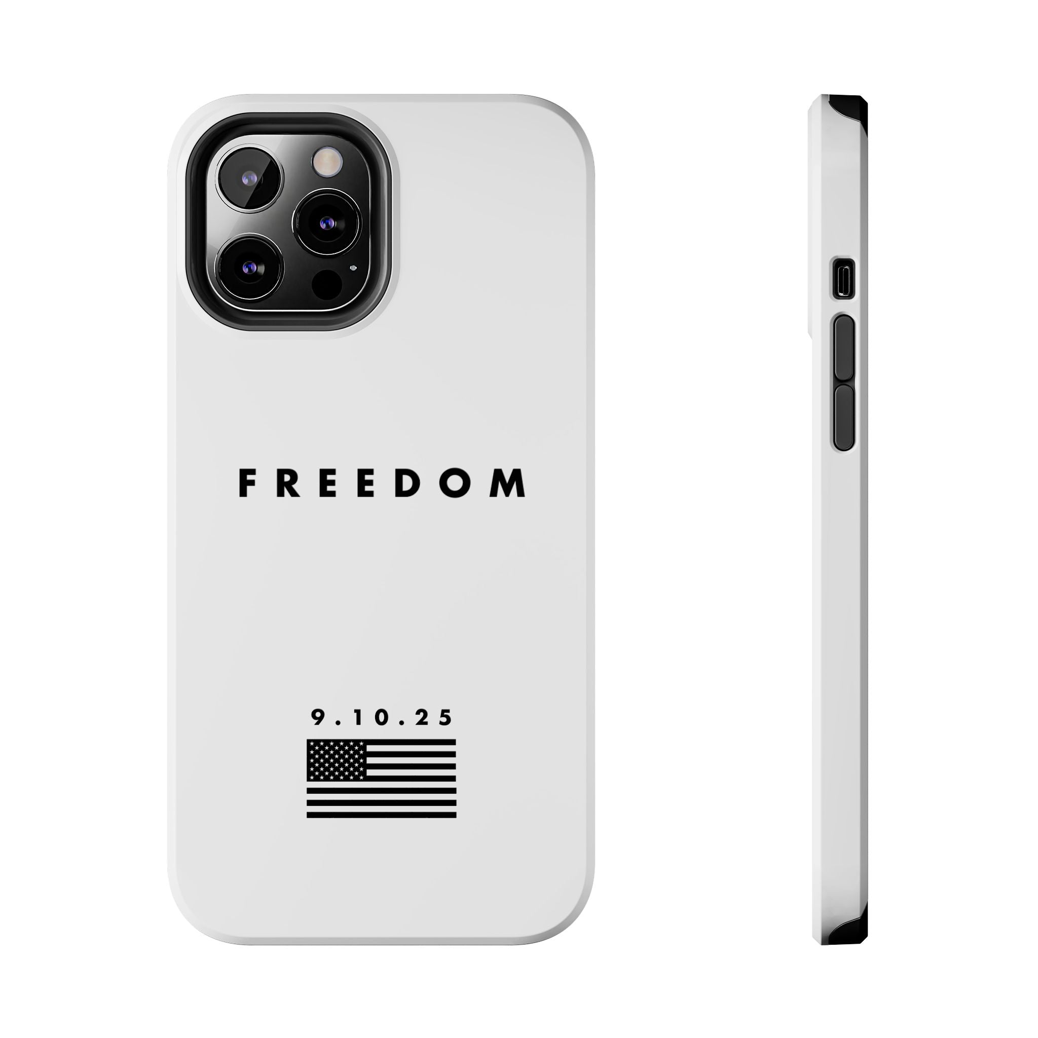 Freedom Charlie Kirk Turning Point USA Tough Phone Cases - Rugged Protection, USA Flag Design, Perfect for Patriots, Gifts for Veterans, Independence Day