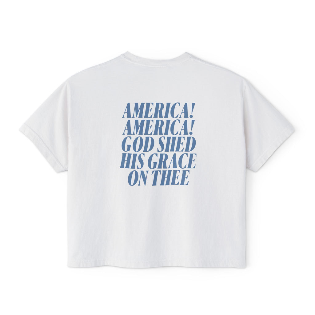 God Shed His Grace Boxy Tee