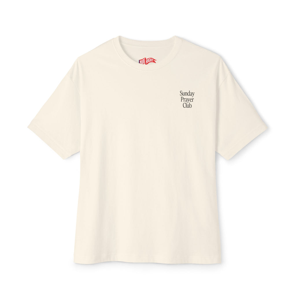 Sunday Prayer Club Oversized Boxy T‑Shirt