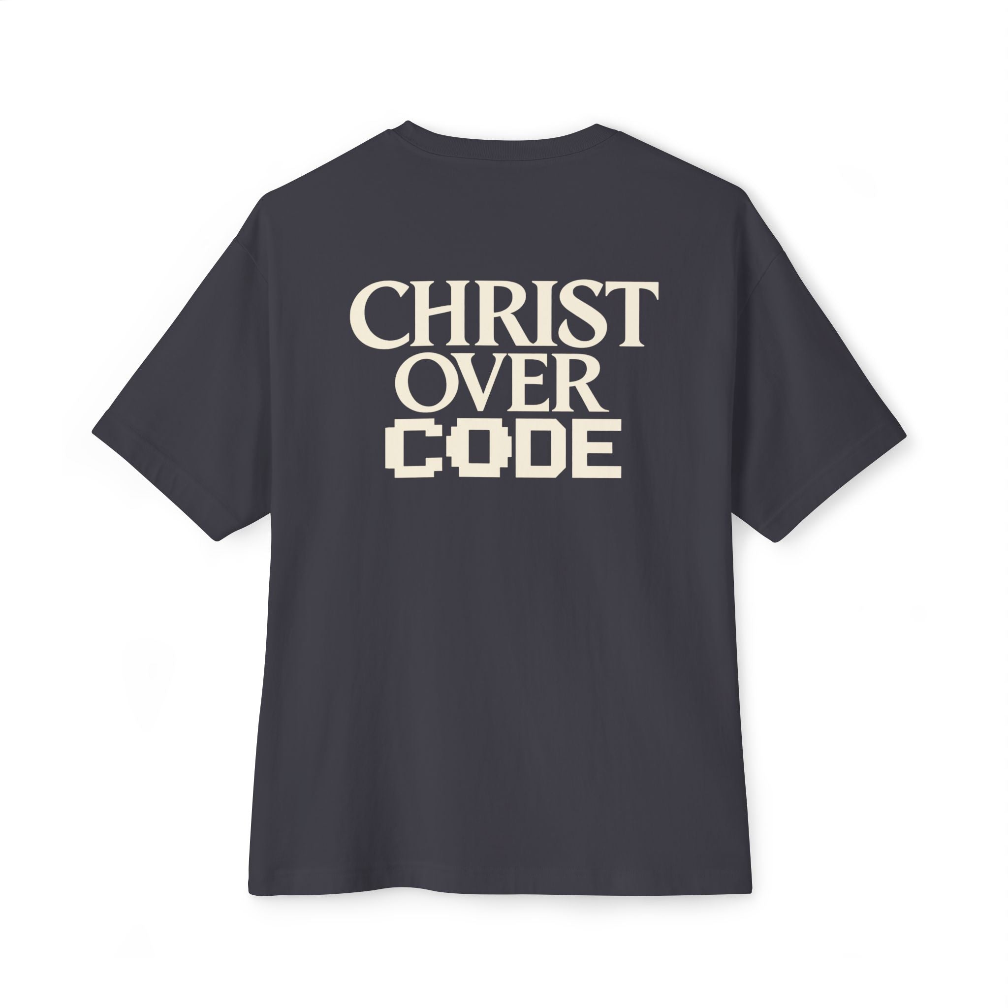 Christ Over Code Oversized Boxy Tee
