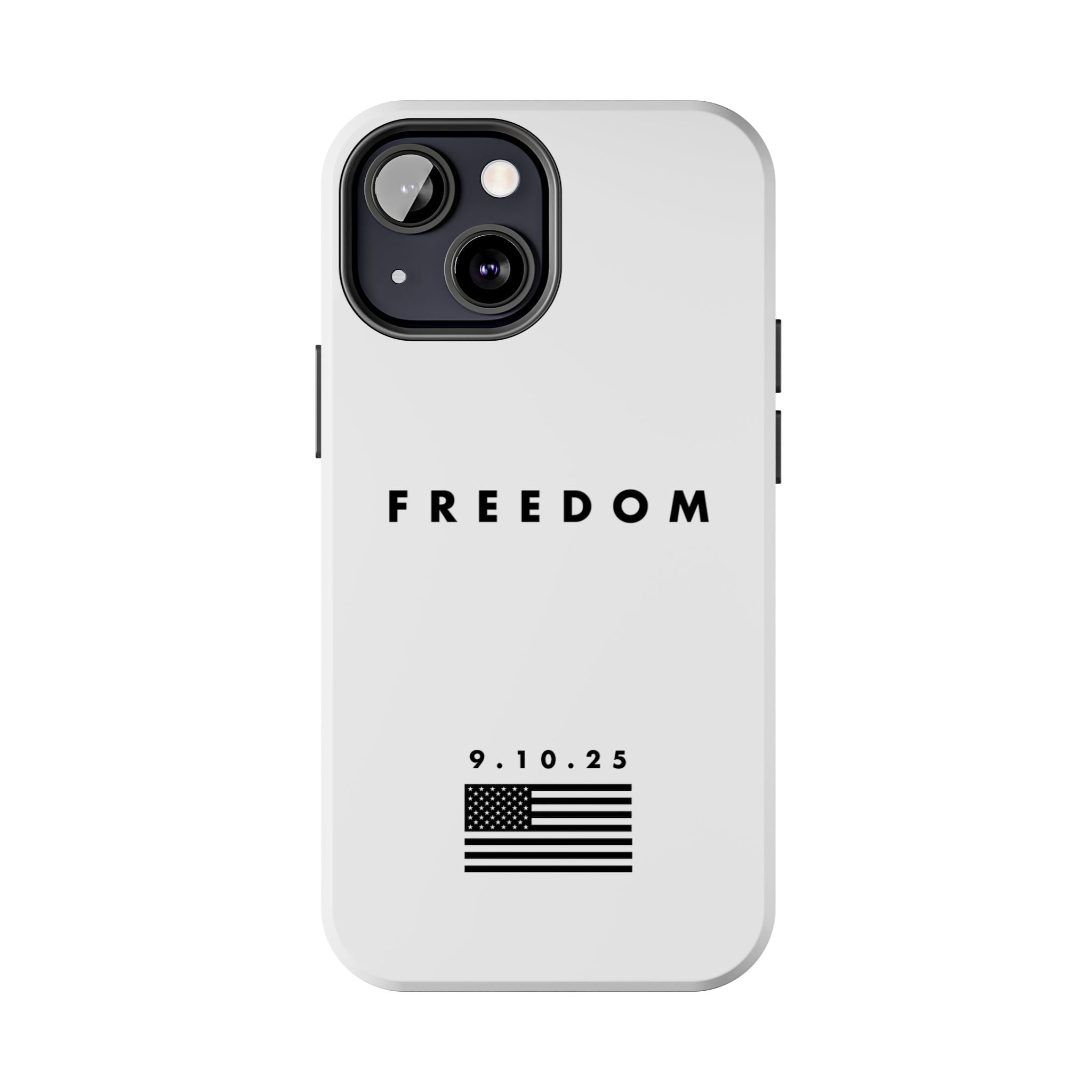 Freedom Charlie Kirk Turning Point USA Tough Phone Cases - Rugged Protection, USA Flag Design, Perfect for Patriots, Gifts for Veterans, Independence Day