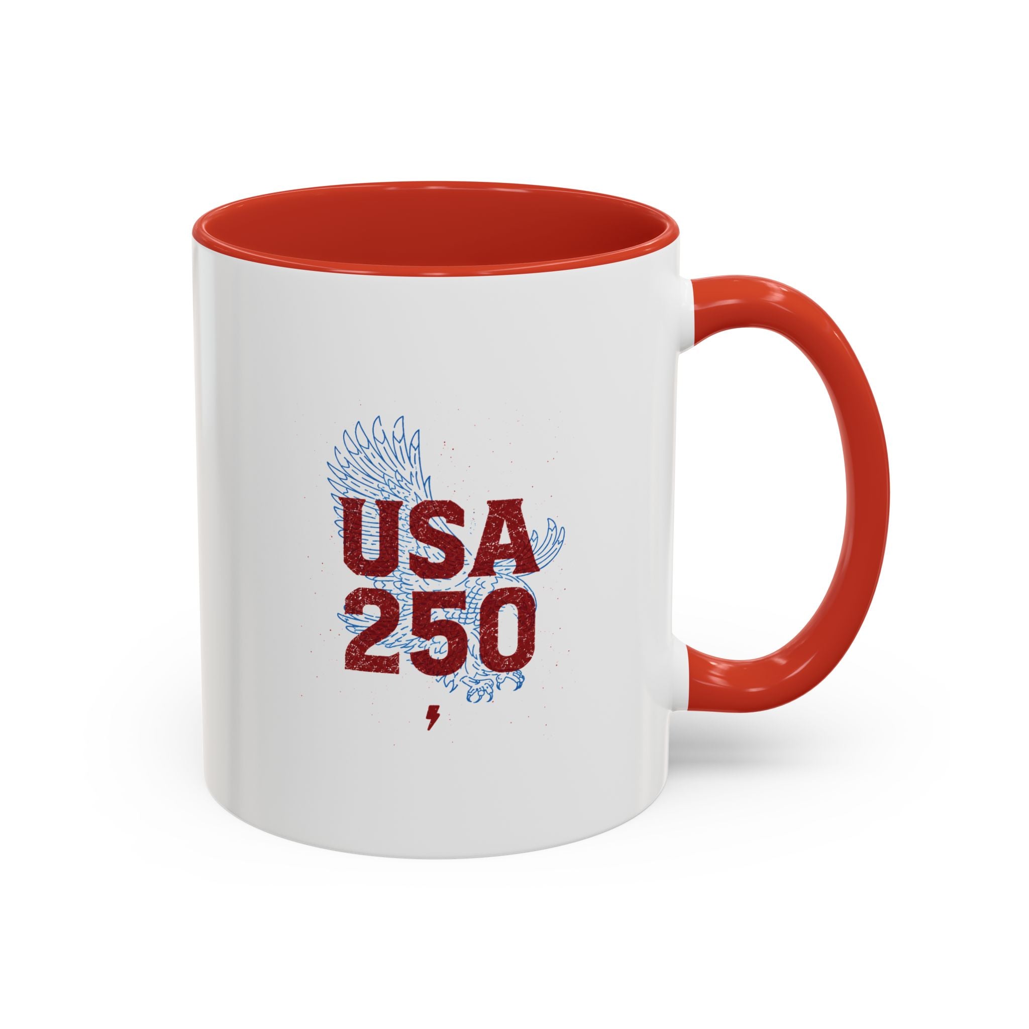 USA 250 Red Coffee Mug