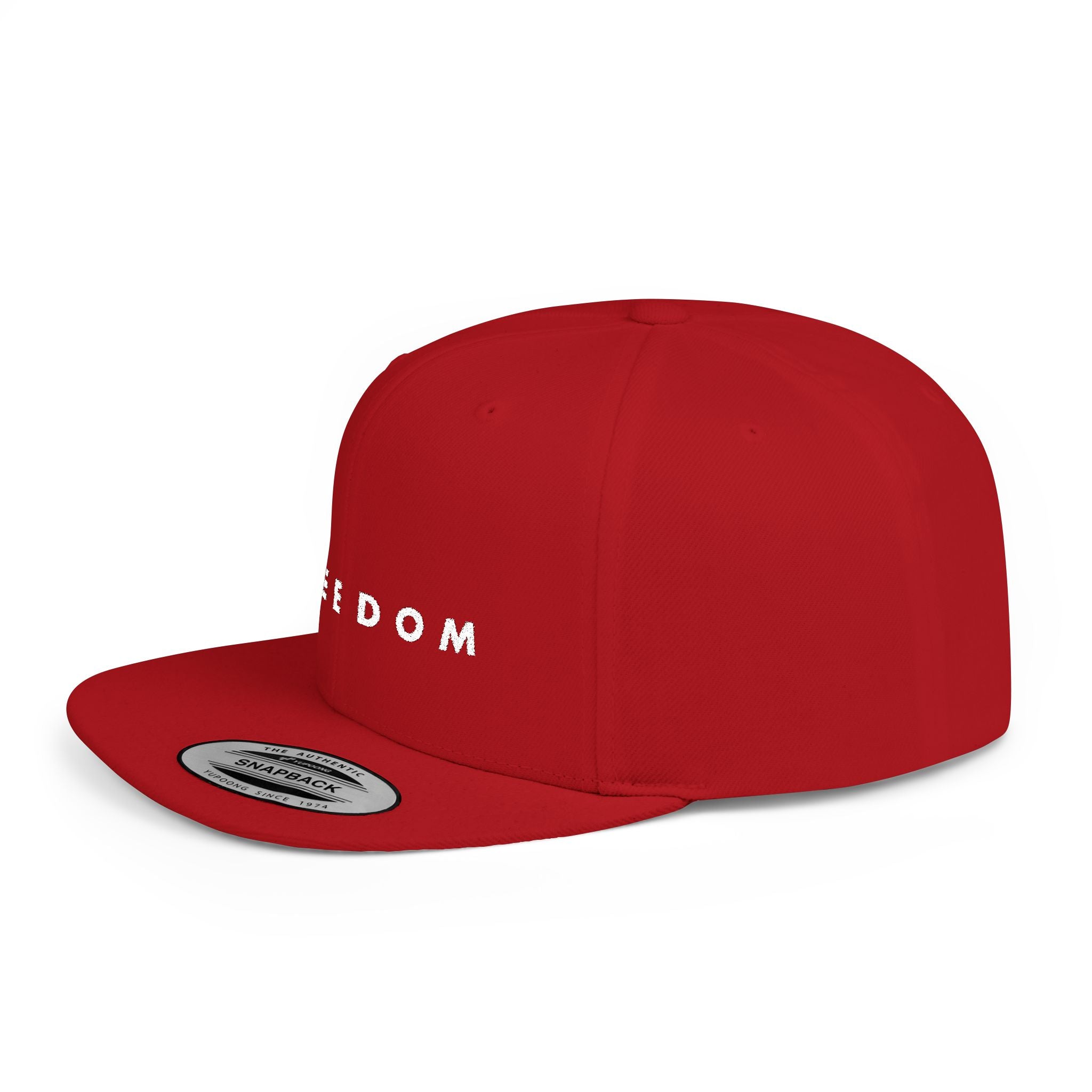 Freedom Flat Bill Snapback Cap, Stylish Baseball Hat, Trendy Dad Hat, Unisex Streetwear Cap, Gift for Graduations or Birthdays, Casual [...]