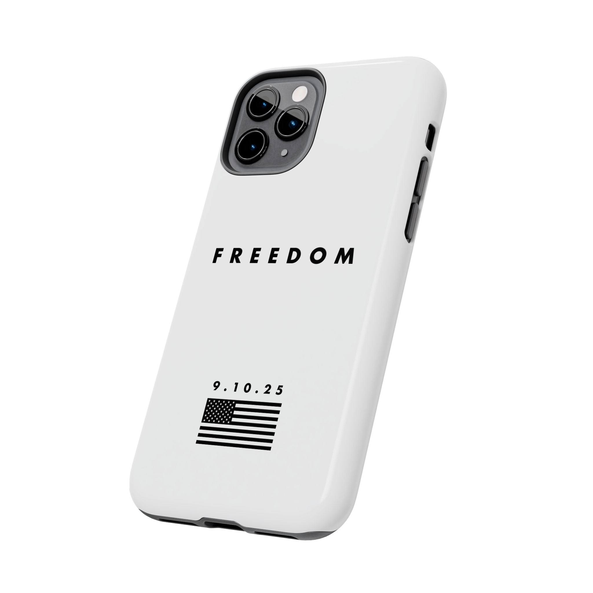 Freedom Charlie Kirk Turning Point USA Tough Phone Cases - Rugged Protection, USA Flag Design, Perfect for Patriots, Gifts for Veterans, Independence Day