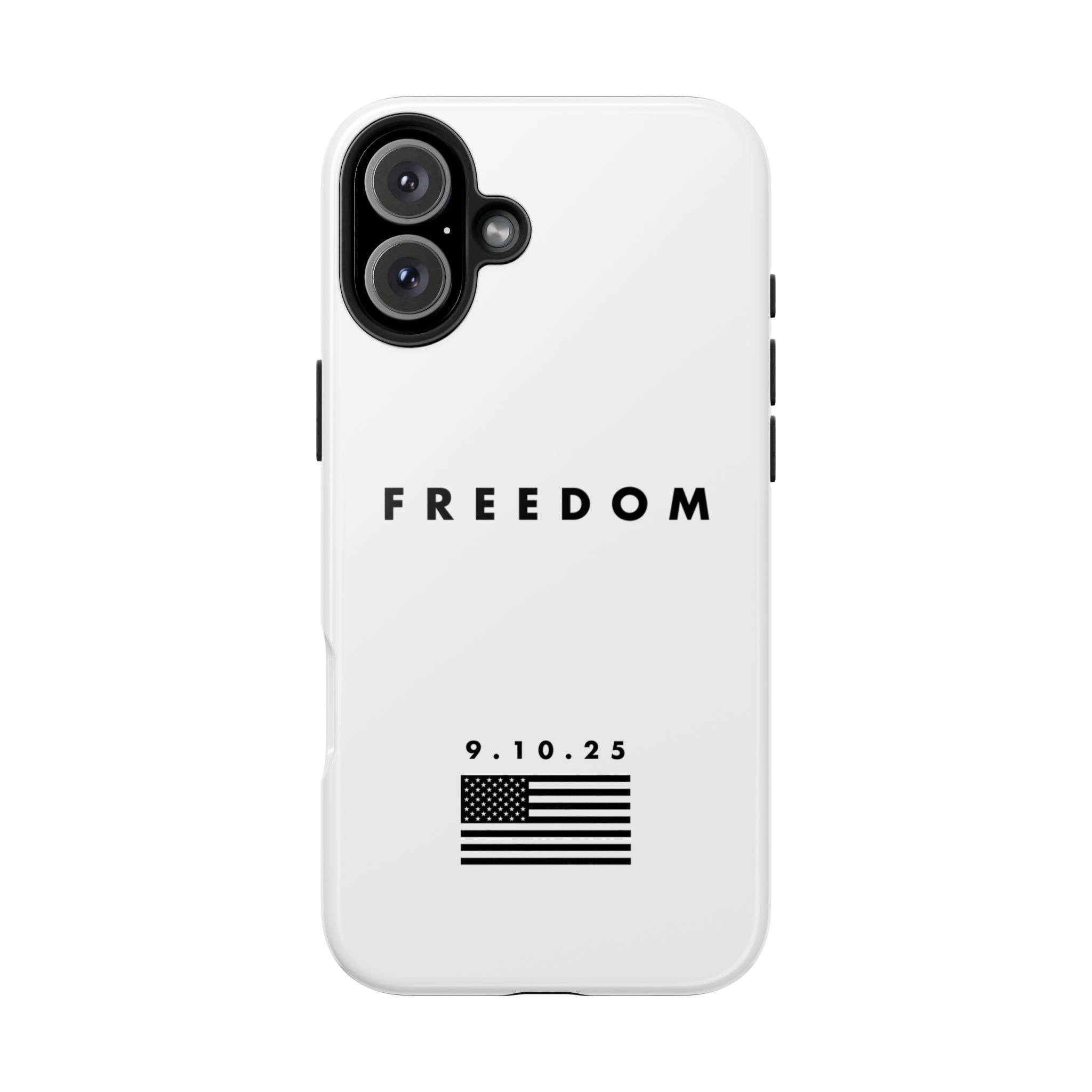 Freedom Charlie Kirk Turning Point USA Tough Phone Cases - Rugged Protection, USA Flag Design, Perfect for Patriots, Gifts for Veterans, Independence Day
