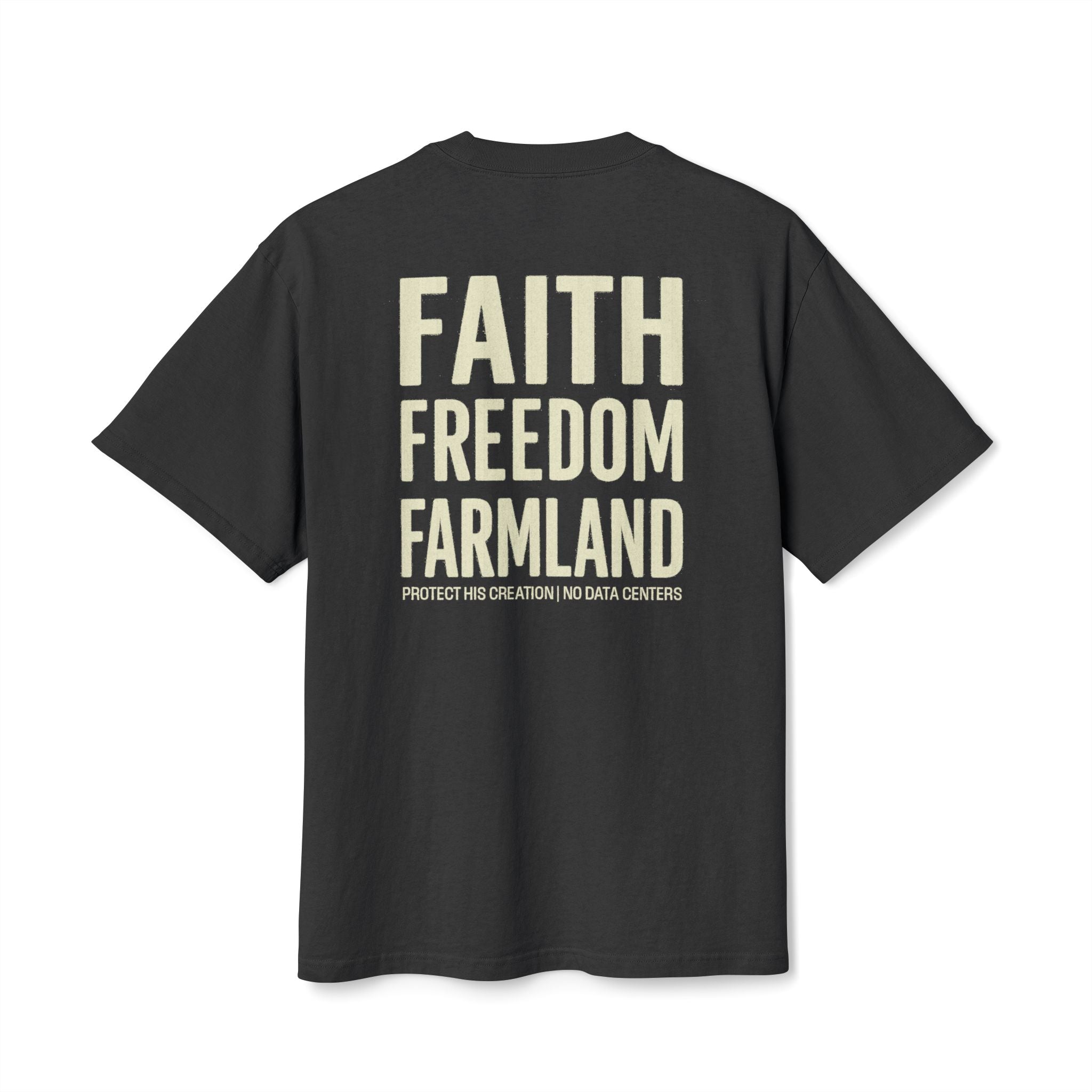 Faith Freedom Farmland Faded Tee