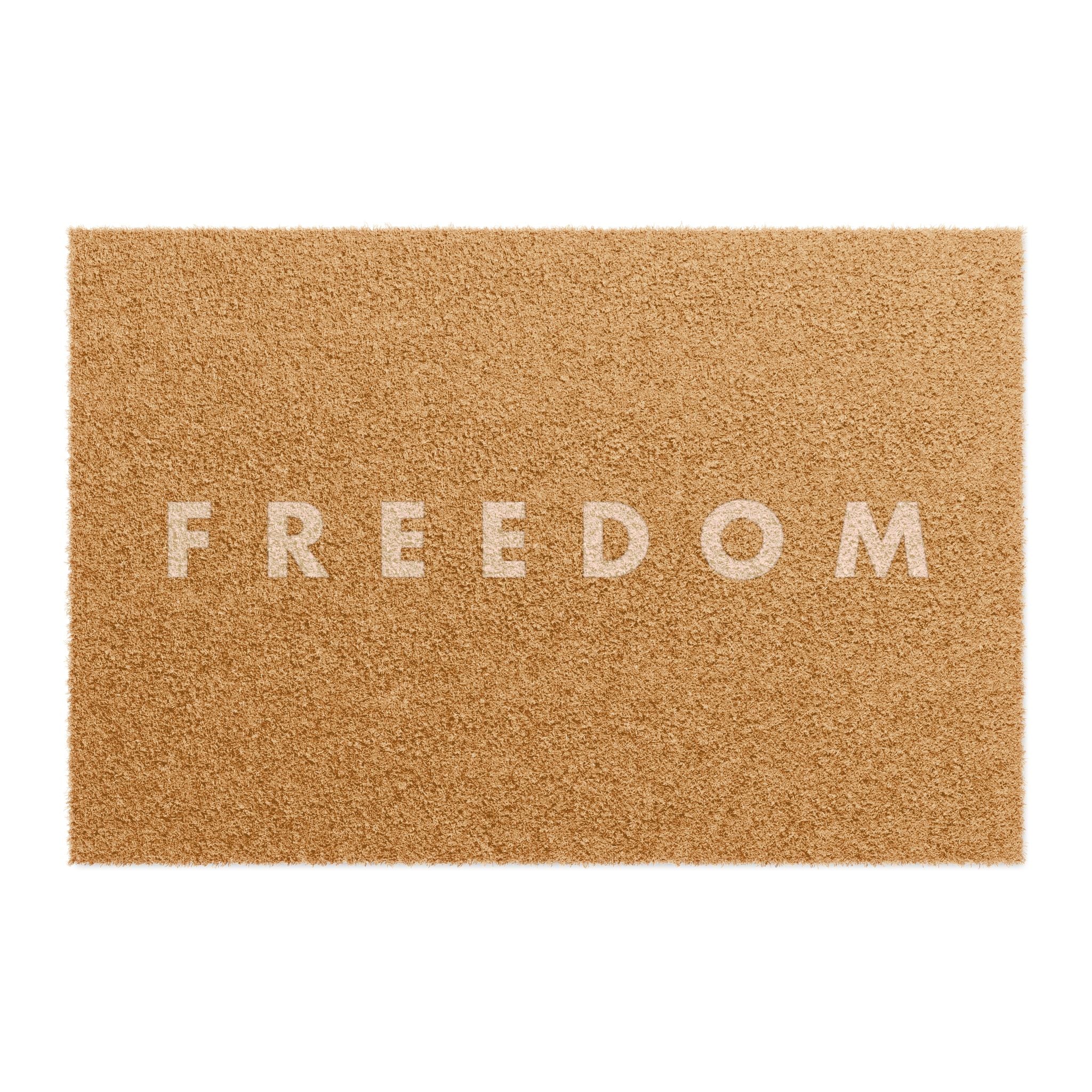 Charlie Kirk Freedom Doormat