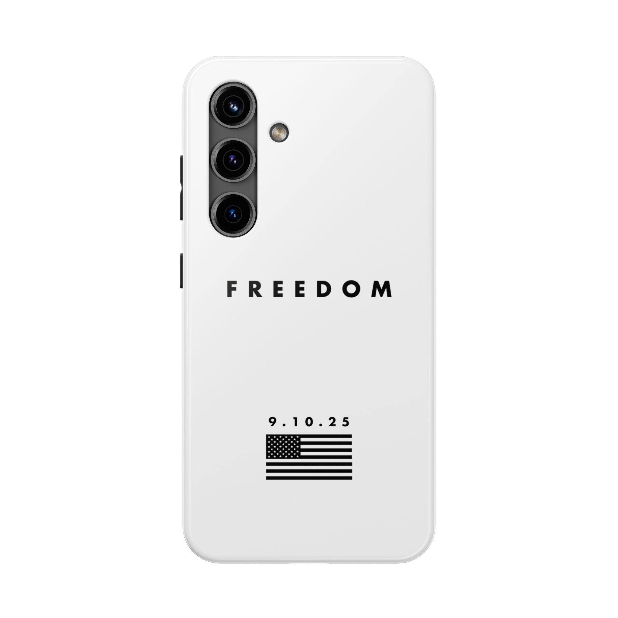 Freedom Charlie Kirk Turning Point USA Tough Phone Cases - Rugged Protection, USA Flag Design, Perfect for Patriots, Gifts for Veterans, Independence Day
