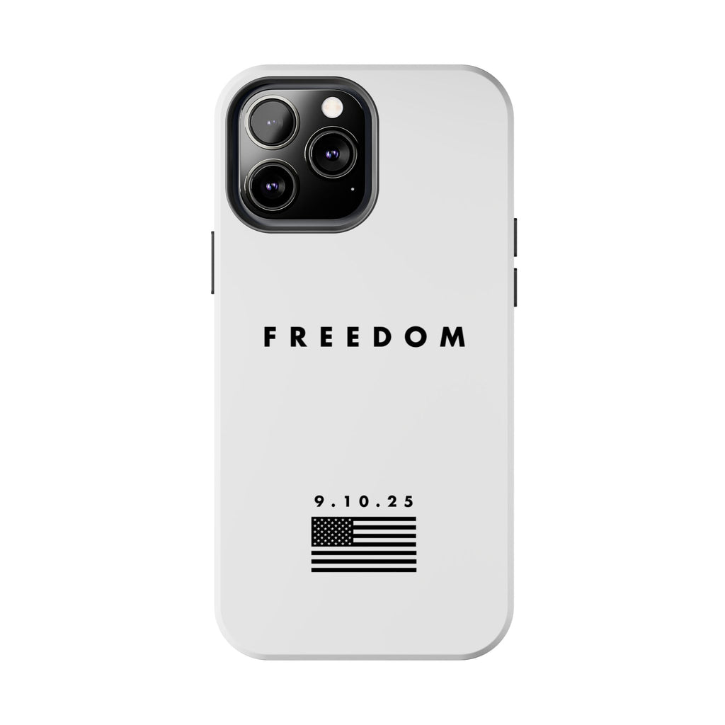 Freedom Charlie Kirk Turning Point USA Tough Phone Cases - Rugged Protection, USA Flag Design, Perfect for Patriots, Gifts for Veterans, Independence Day