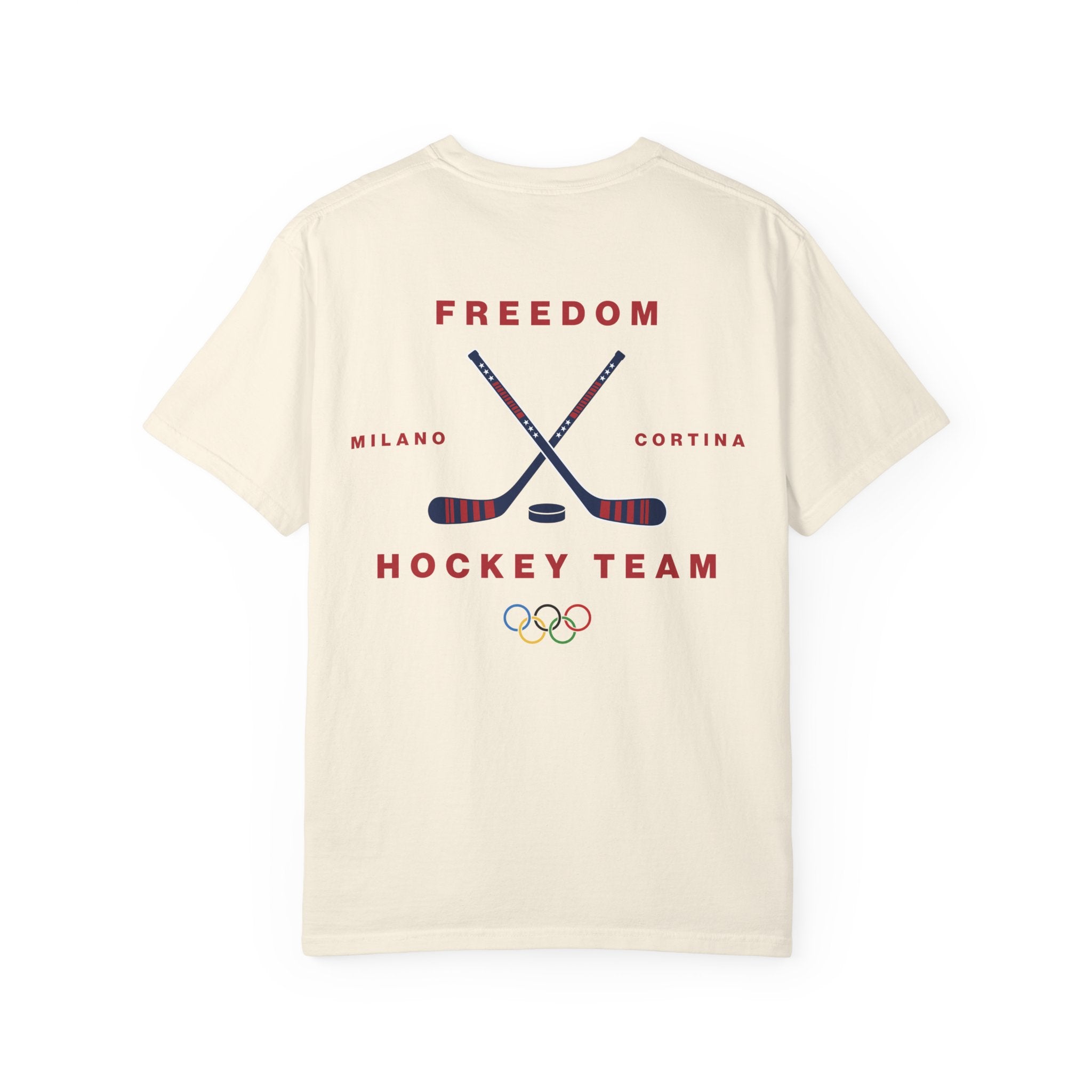 Freedom Hockey Team Olympics Team USA Charlie Kirk Edition T-shirt