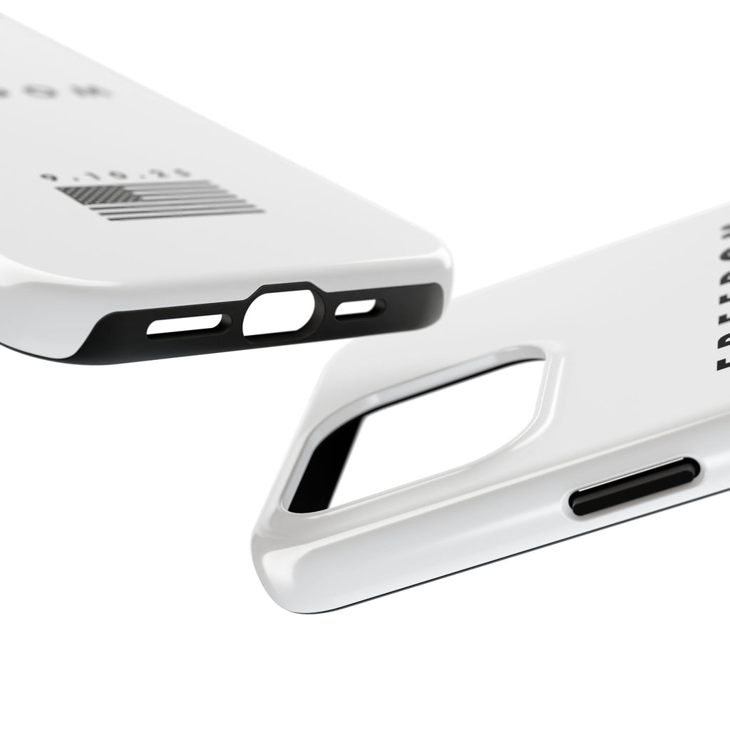 Freedom Charlie Kirk Turning Point USA Tough Phone Cases - Rugged Protection, USA Flag Design, Perfect for Patriots, Gifts for Veterans, Independence Day