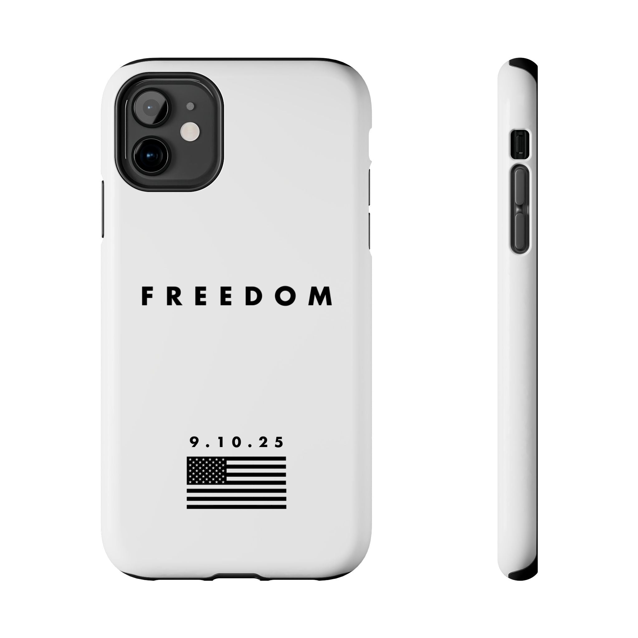 Freedom Charlie Kirk Turning Point USA Tough Phone Cases - Rugged Protection, USA Flag Design, Perfect for Patriots, Gifts for Veterans, Independence Day