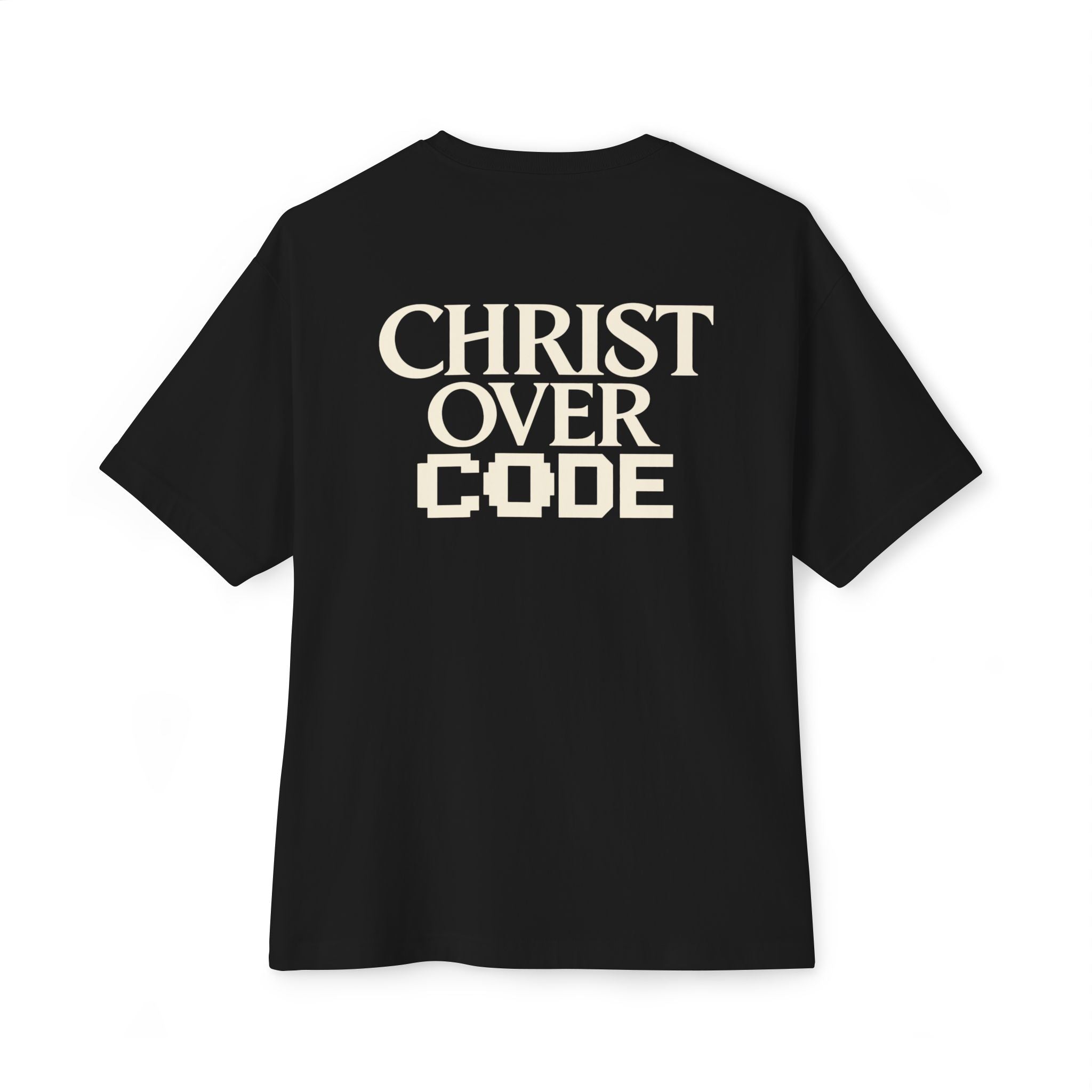 Christ Over Code Oversized Boxy Tee