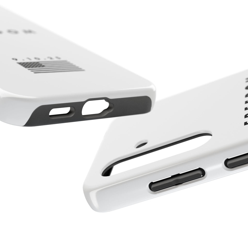 Freedom Charlie Kirk Turning Point USA Tough Phone Cases - Rugged Protection, USA Flag Design, Perfect for Patriots, Gifts for Veterans, Independence Day