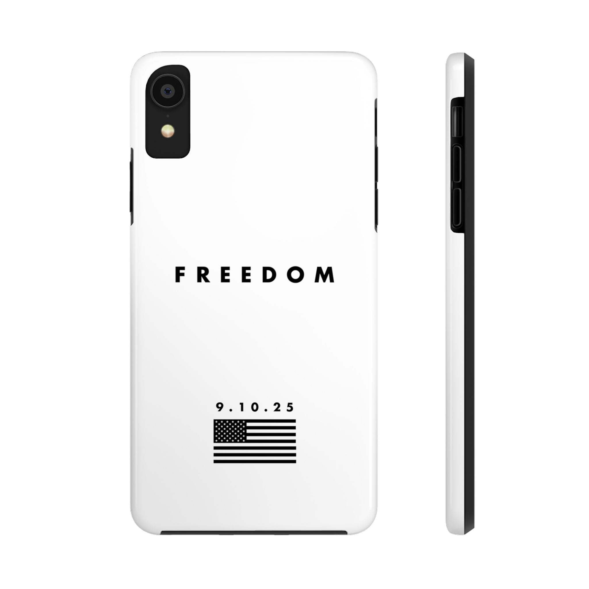 Freedom Charlie Kirk Turning Point USA Tough Phone Cases - Rugged Protection, USA Flag Design, Perfect for Patriots, Gifts for Veterans, Independence Day