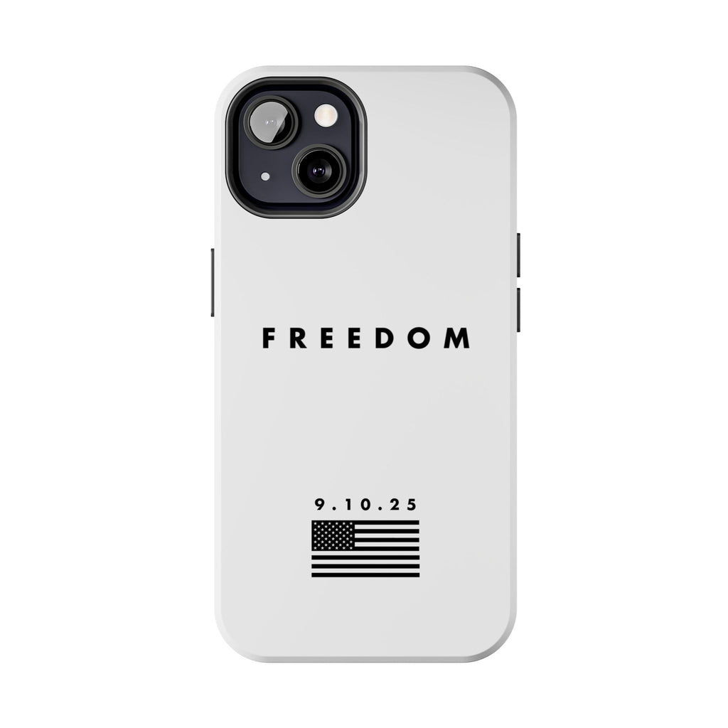 Freedom Charlie Kirk Turning Point USA Tough Phone Cases - Rugged Protection, USA Flag Design, Perfect for Patriots, Gifts for Veterans, Independence Day