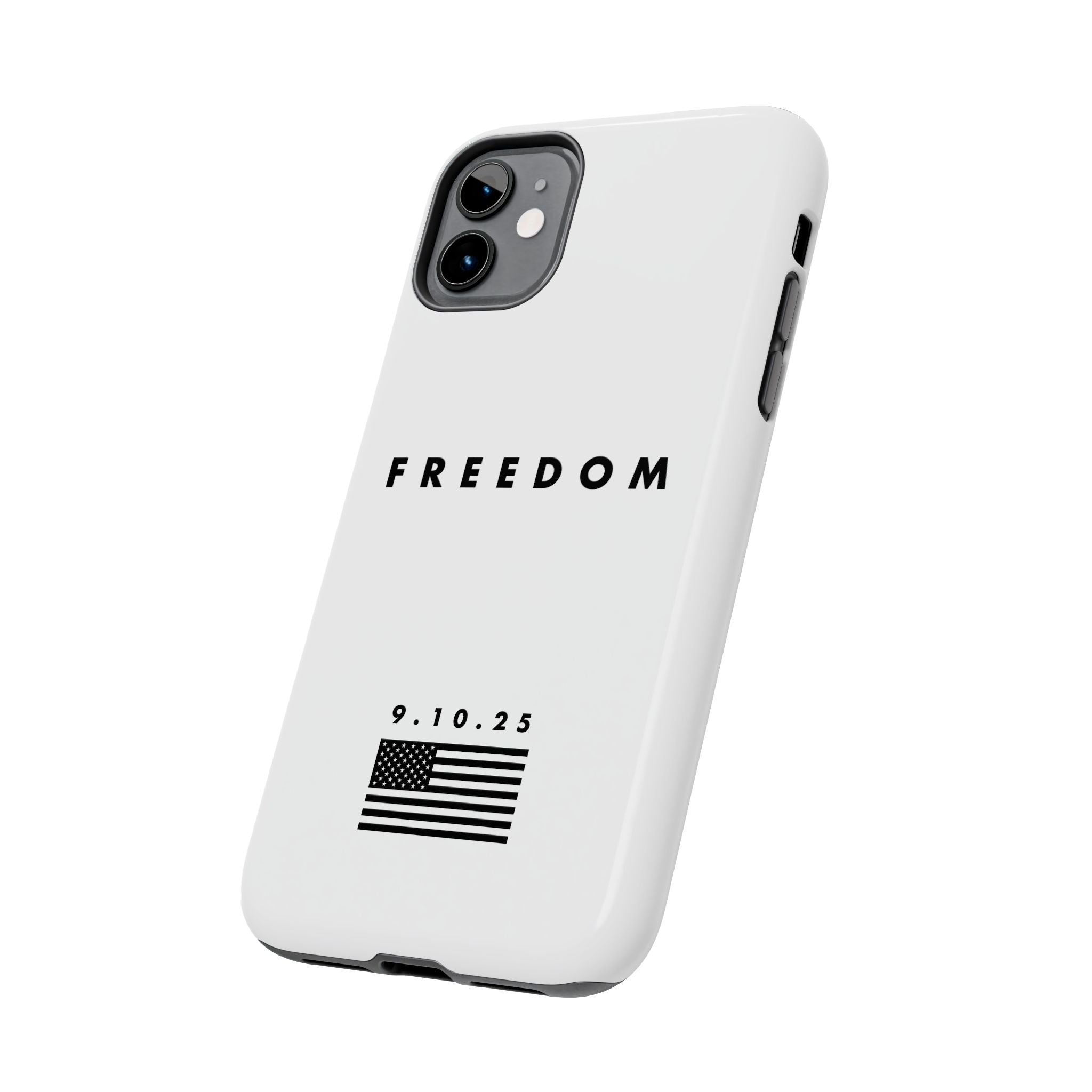Freedom Charlie Kirk Turning Point USA Tough Phone Cases - Rugged Protection, USA Flag Design, Perfect for Patriots, Gifts for Veterans, Independence Day