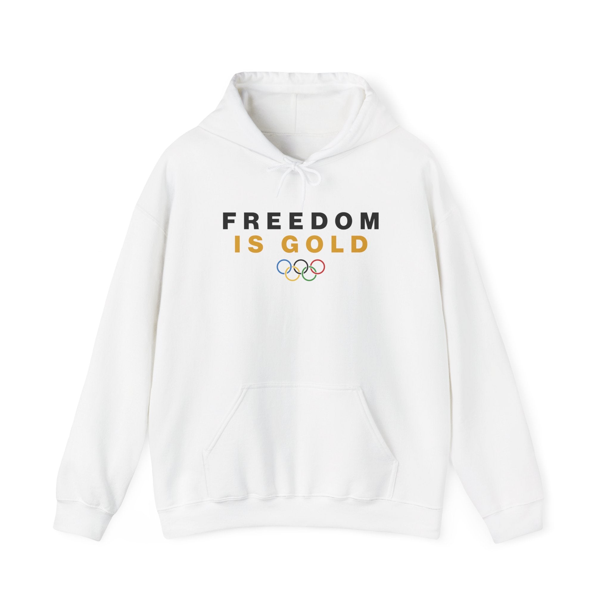Freedom is Gold Charlie Kirk Team USA Winter Olympics Milano Cortina Hoodie