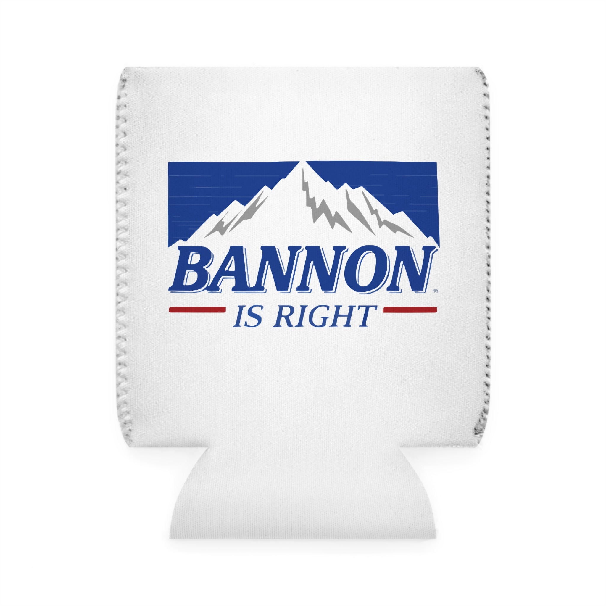 Bannon Is Right Can Cooler Sleeve, Fun Beverage Holder, Custom Drink Insulator, Summer BBQ Essential, Party Favor, Gift Idea