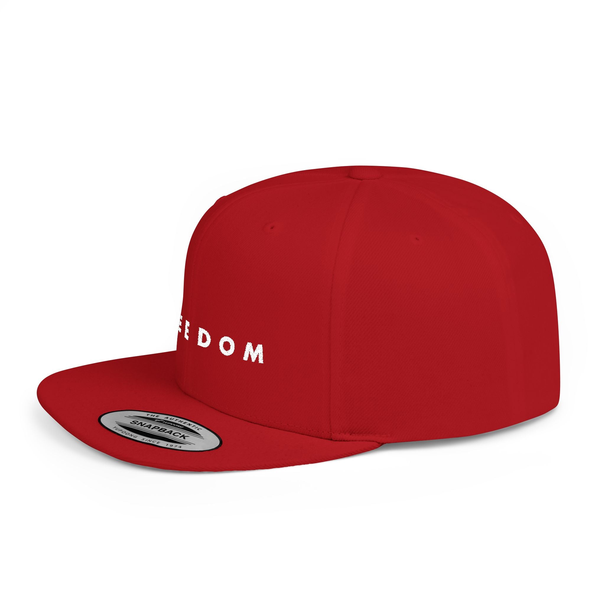 Freedom Flat Bill Snapback Cap